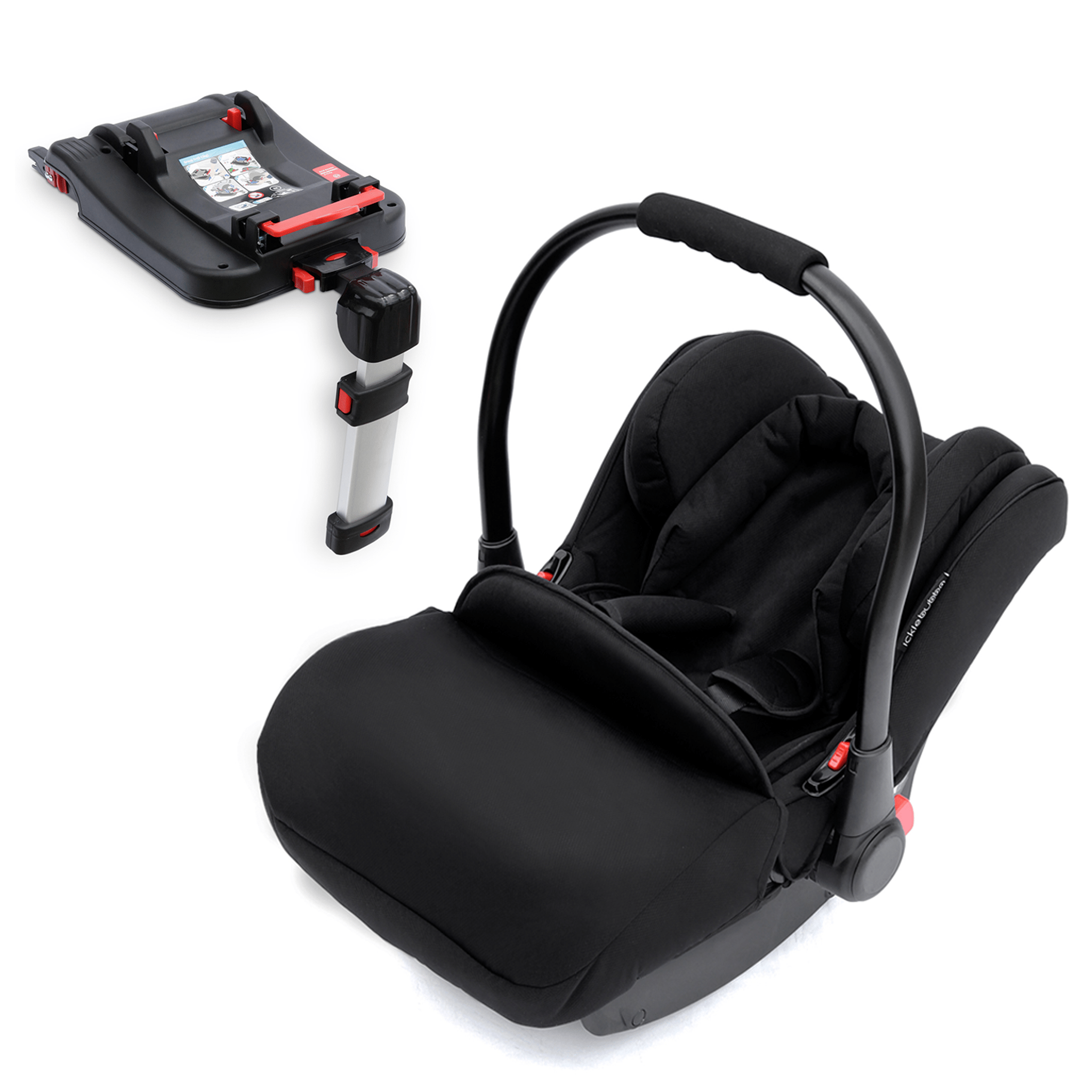 Ickle Bubba baby car seats Ickle Bubba Galaxy Group 0+ Infant Carrier With ISOFIX Base Black 20-002-100-001