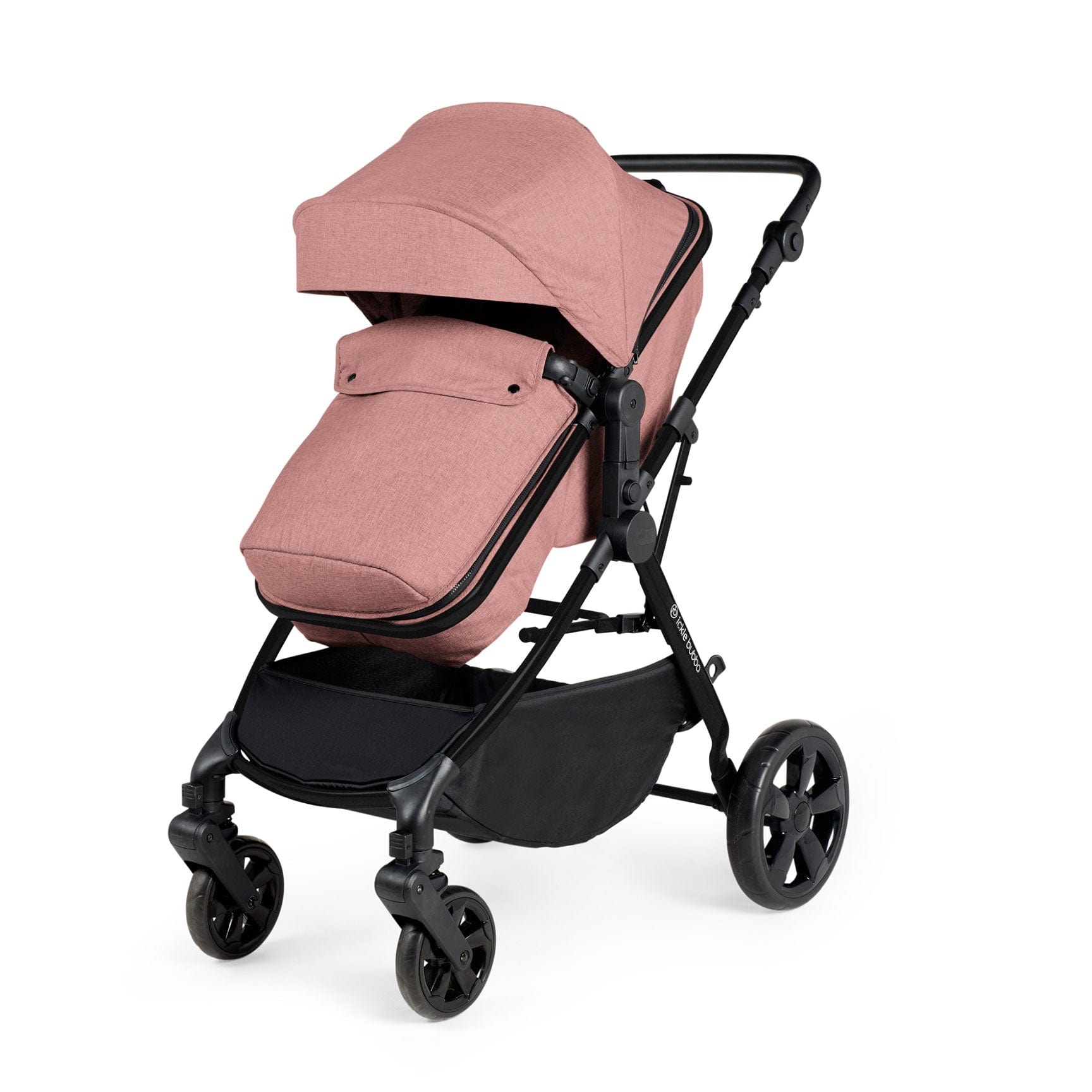 Ickle Bubba baby prams Ickle Bubba Comet 3-in-1 Travel System with Astral Car Seat - Dusty Pink 10-008-101-134