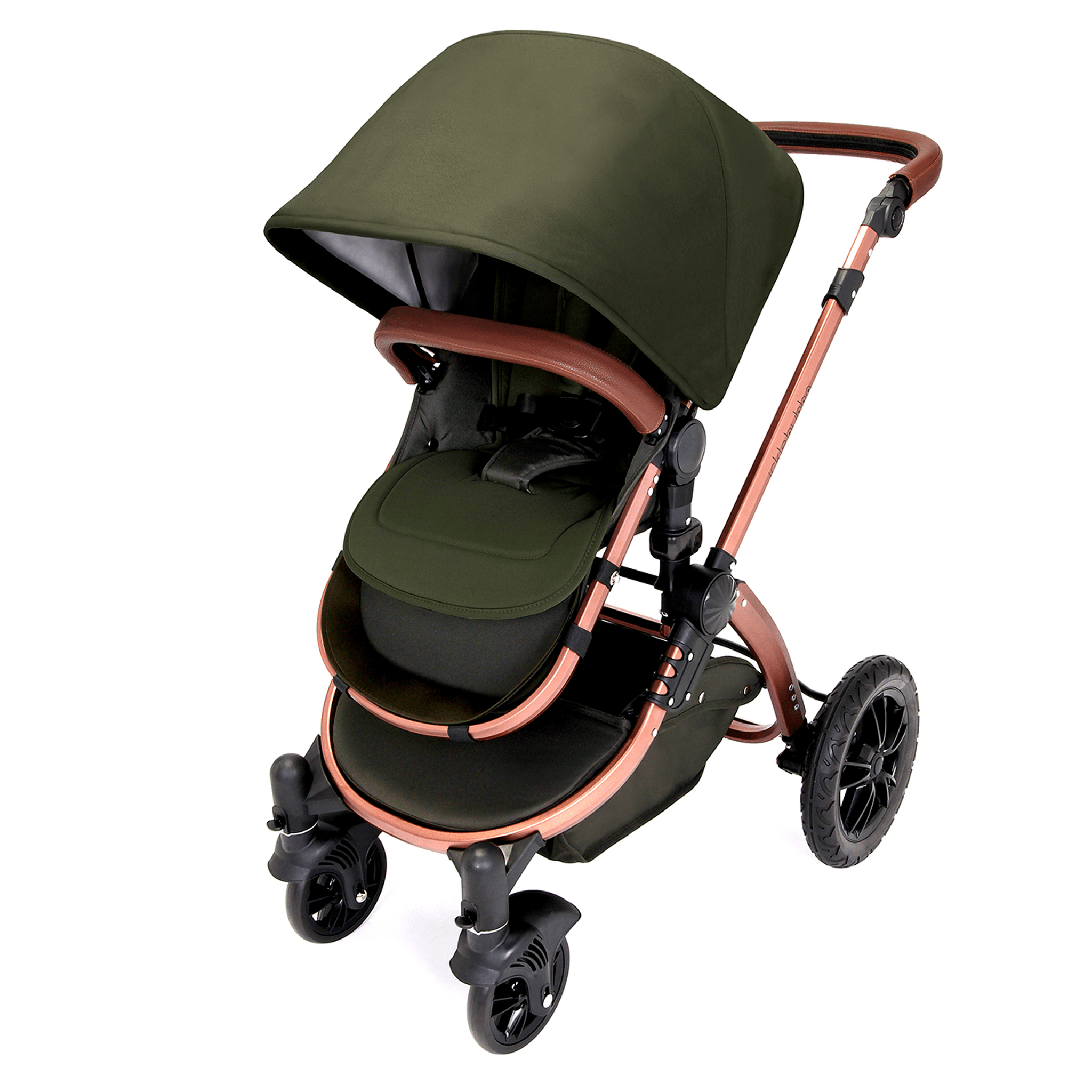 Ickle Bubba baby pushchairs Ickle Bubba Stomp V4 2-in-1 Pushchair Bronze/Woodland 10-004-000-022