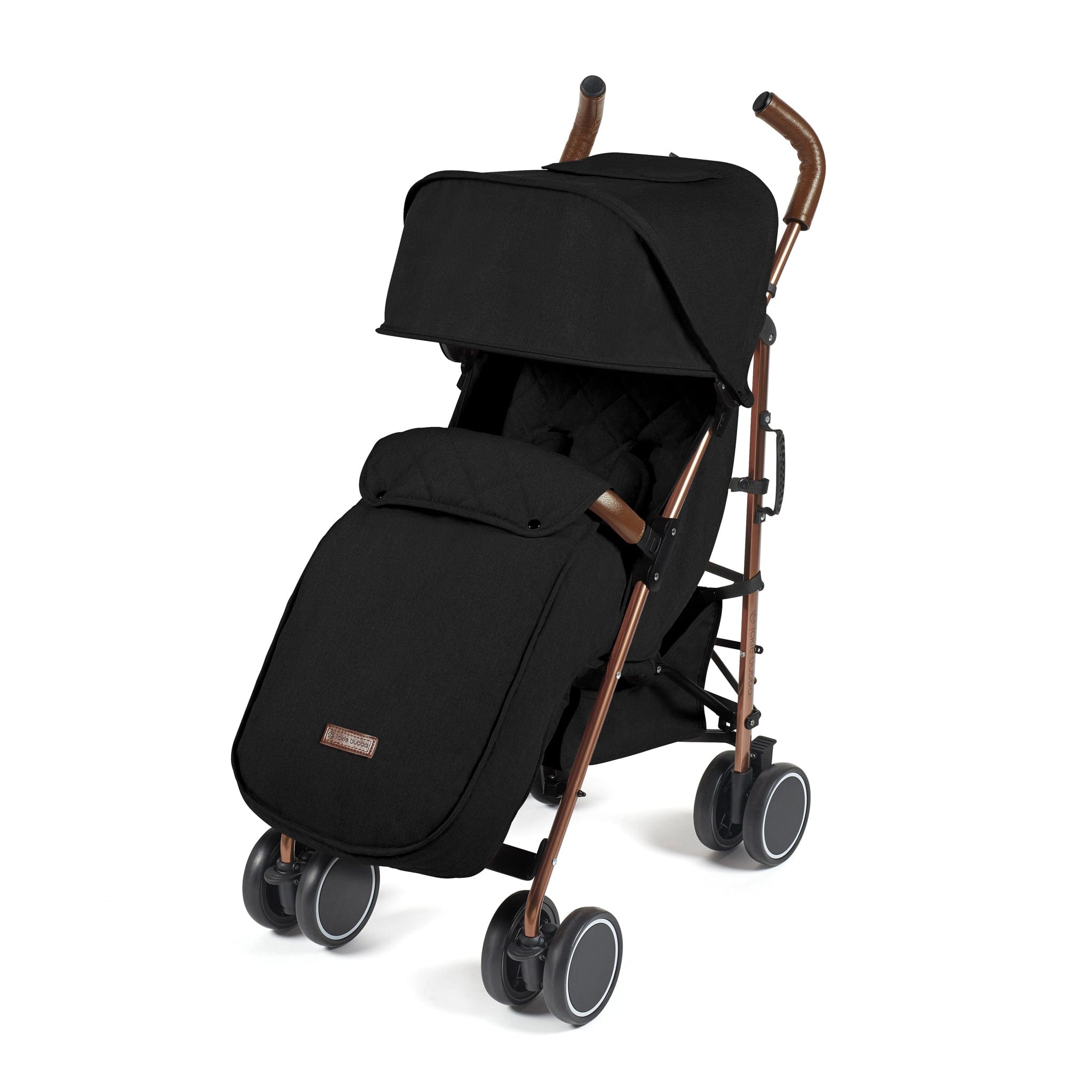 Ickle Bubba baby pushchairs Ickle Bubba Discovery Max Pushchair Rose Gold/Black 15-002-200-043