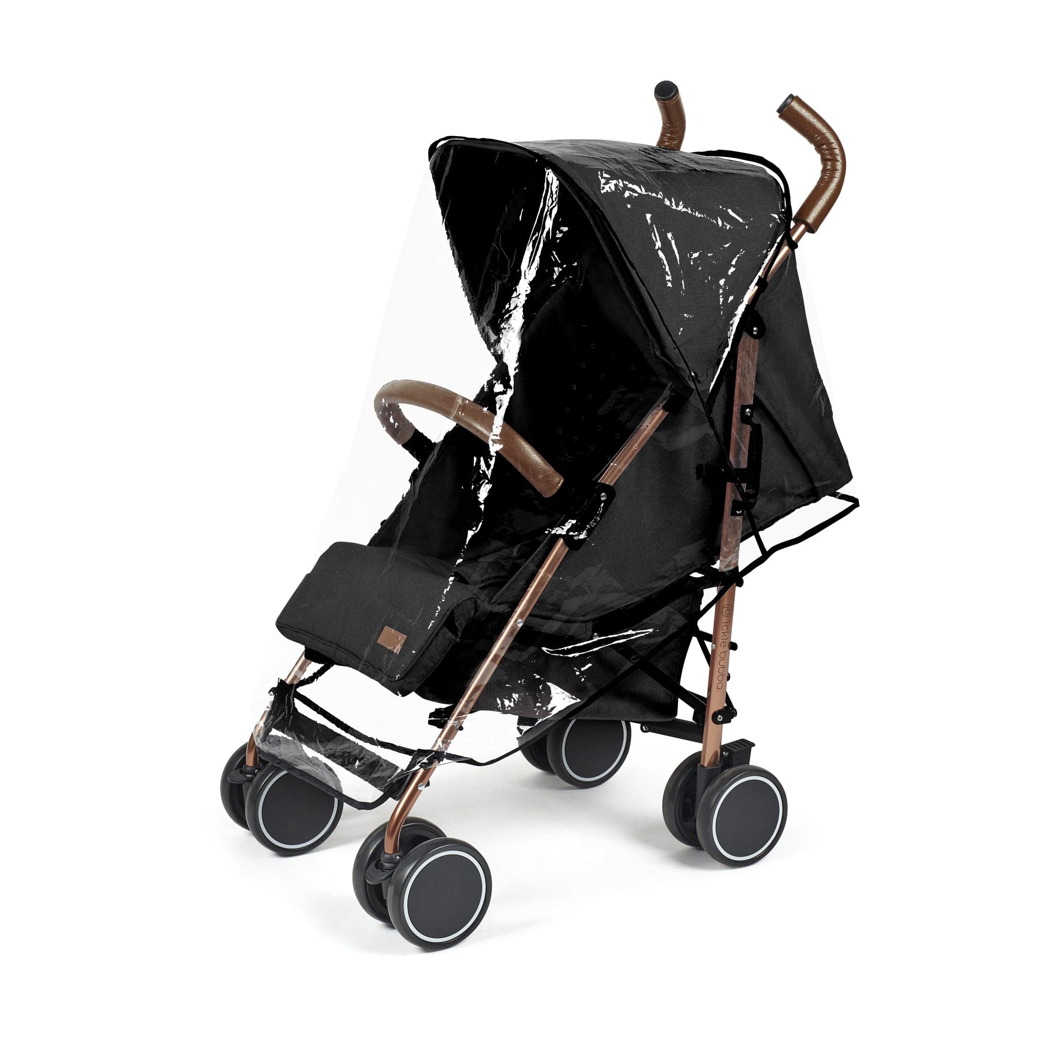 Ickle Bubba baby pushchairs Ickle Bubba Discovery Max Pushchair Rose Gold/Black 15-002-200-043