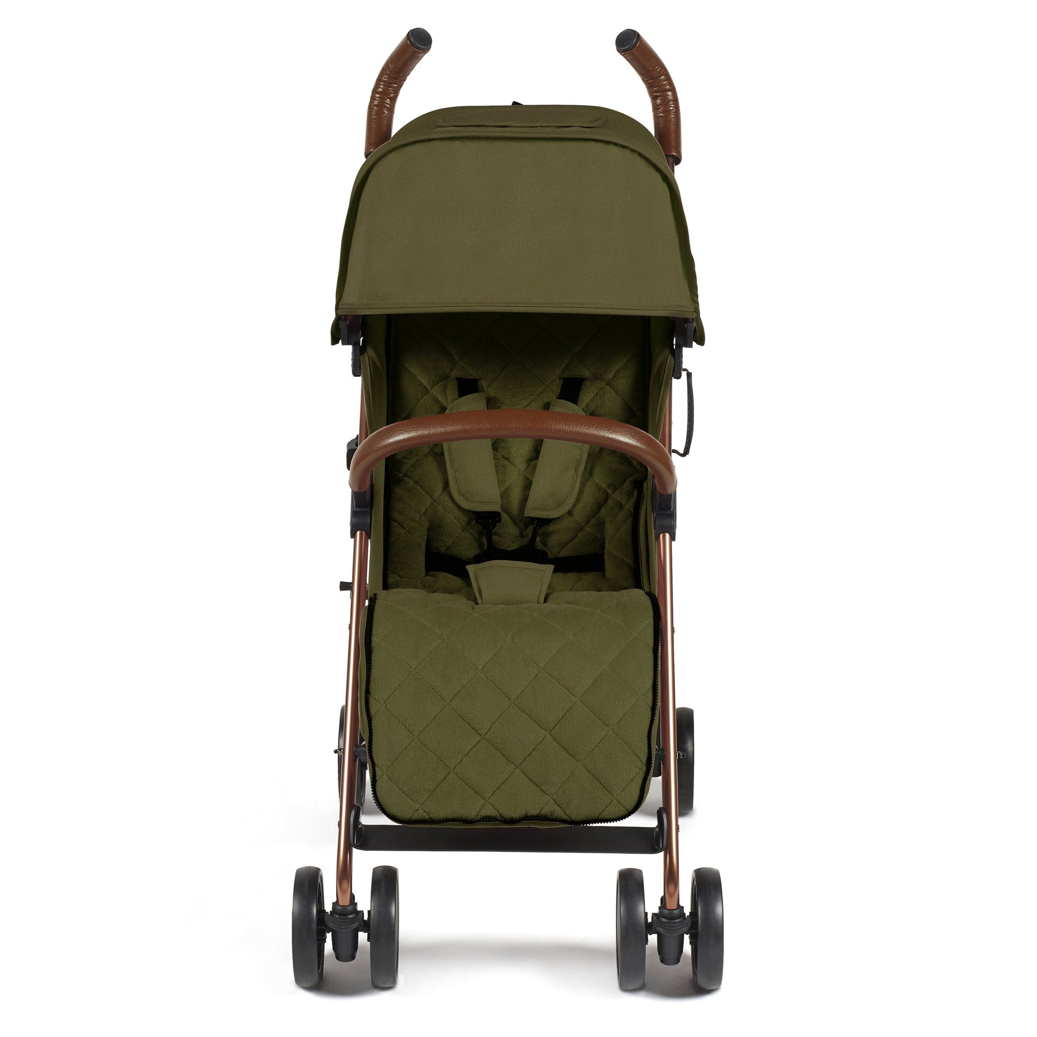 Ickle Bubba baby pushchairs Ickle Bubba Discovery Max Pushchair Rose Gold/Khaki 15-002-200-045