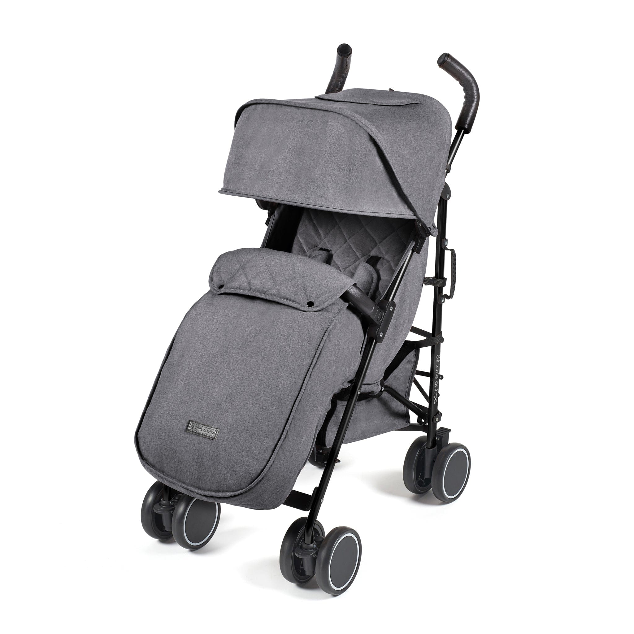 Ickle Bubba baby pushchairs Ickle Bubba Discovery Max Pushchair Graphite Grey/Matt Black 15-002-200-120