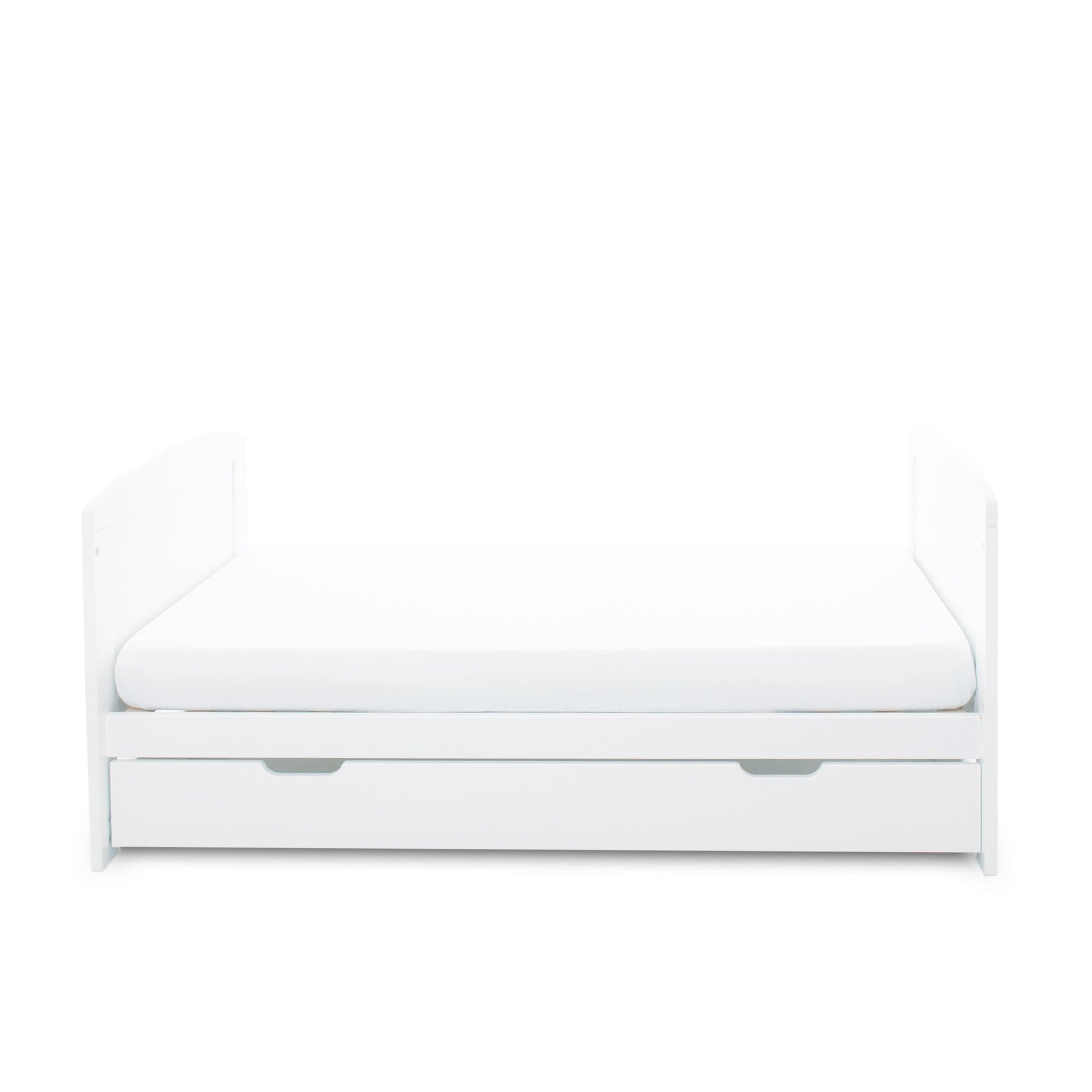 Ickle Bubba Cot Beds Ickle Bubba Coleby Classic Cot Bed with Under Drawer White