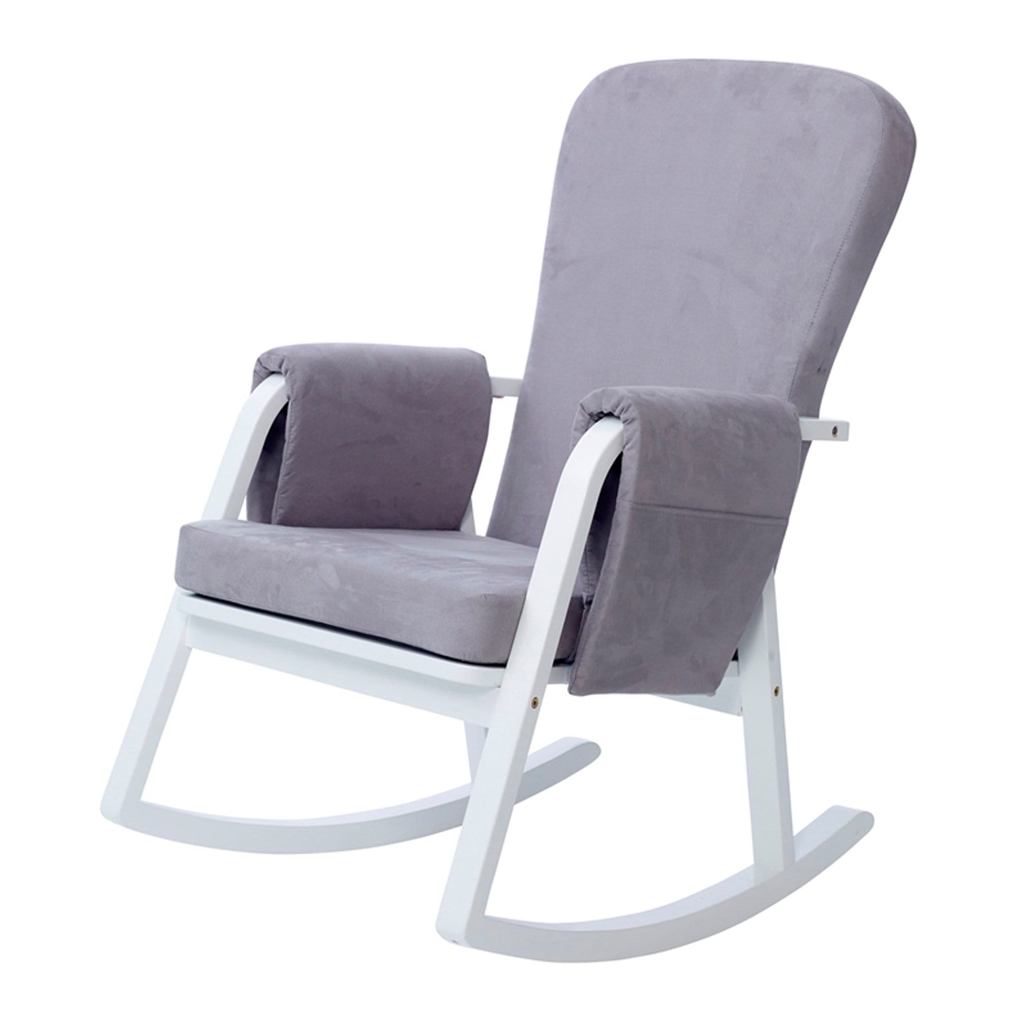 Ickle Bubba nursing chairs Ickle Bubba Dursley Rocking Chair and Stool Pearl Grey 48-005-000-840