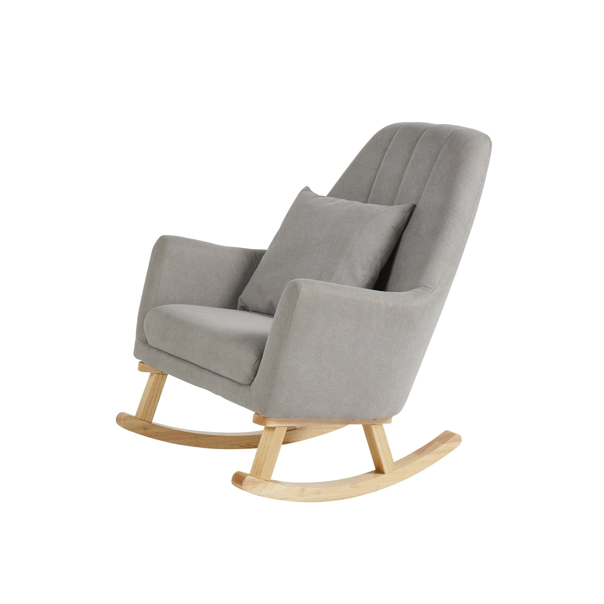 Ickle Bubba Nursing Chairs Ickle Bubba Eden Deluxe Nursery Chair and Stool Pearl Grey 48-008-000-840