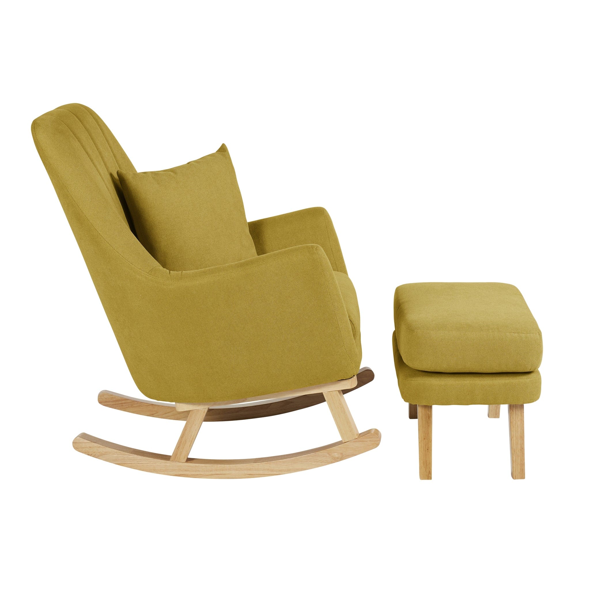 Ickle Bubba Nursing Chairs Ickle Bubba Eden Deluxe Nursery Chair and Stool Ochre 48-008-000-845