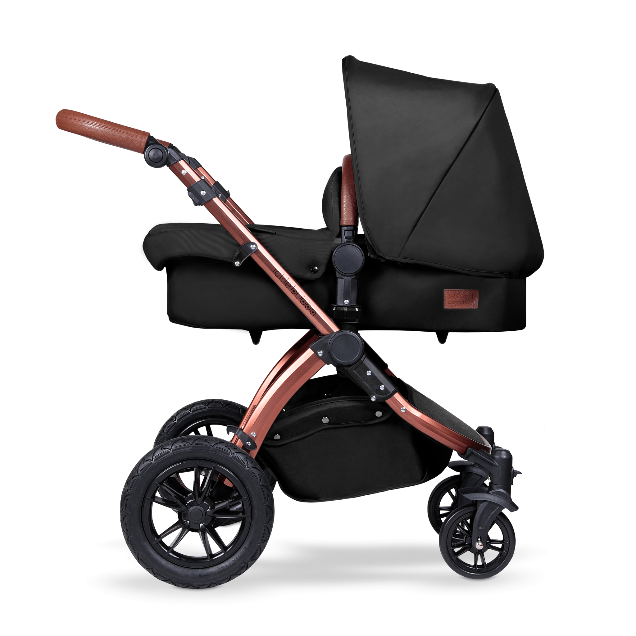 Ickle Bubba travel systems Ickle Bubba Stomp V4 Galaxy Travel System With Base Bronze/Midnight 10-004-200-021