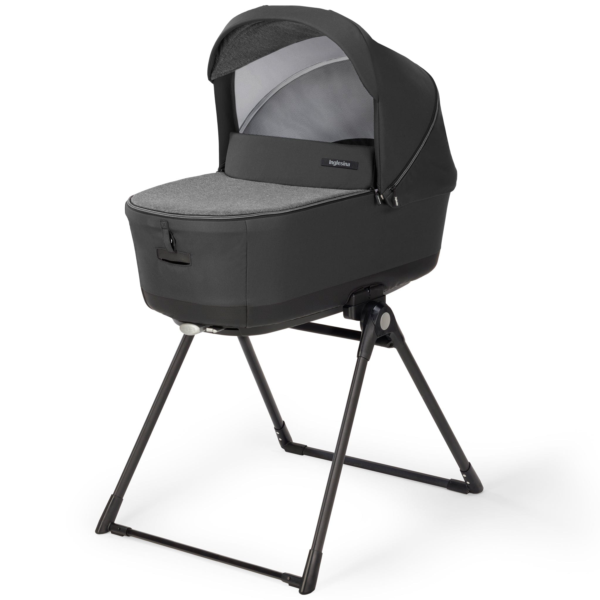 Inglesina travel systems Inglesina Electa System Quattro in Upper Black with Darwin car seat and i-Size base ELC-UPP-BLK