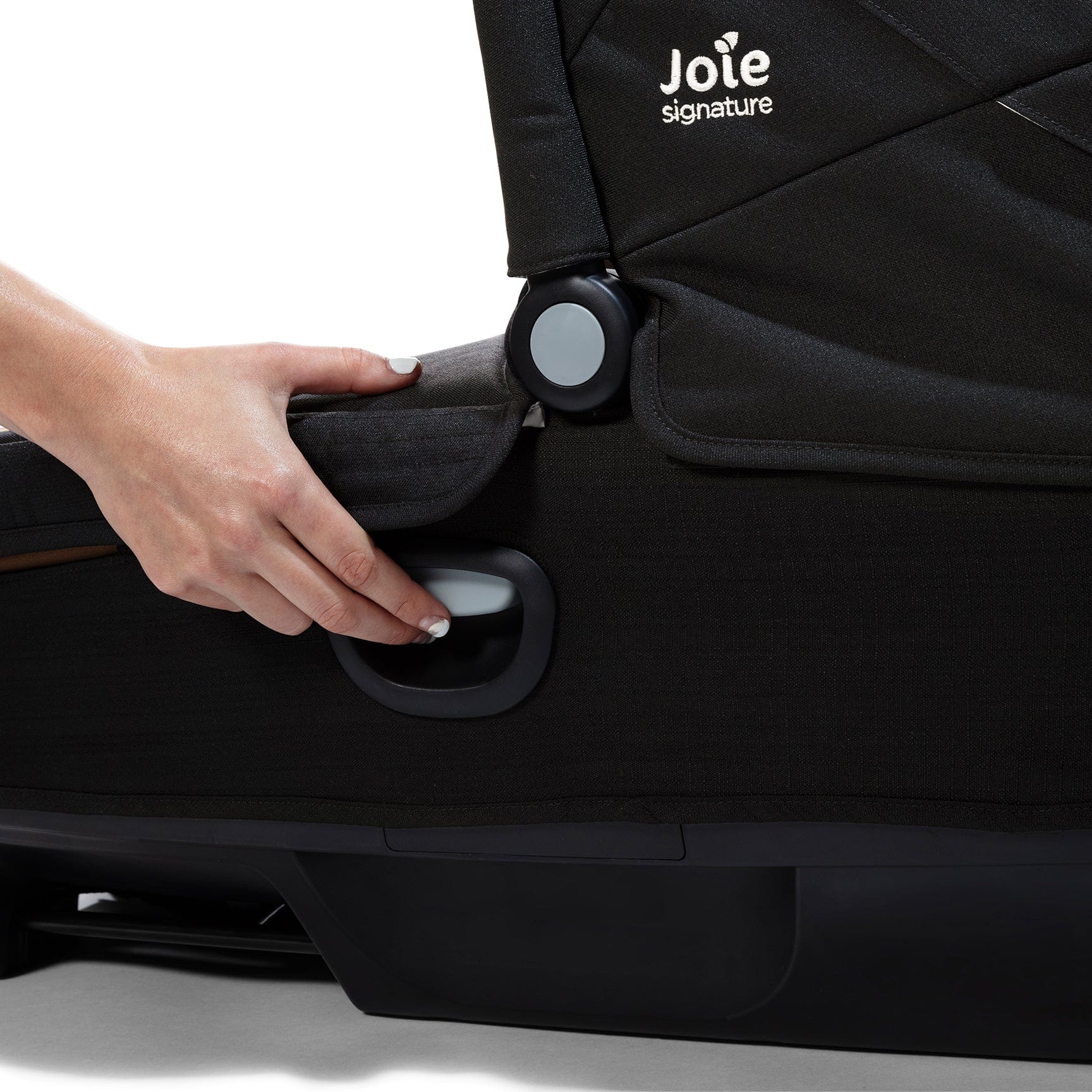 Joie lie flat car seats Joie Calmi Car Cot Bed & I-Base Encore - Eclipse 12218-ECI