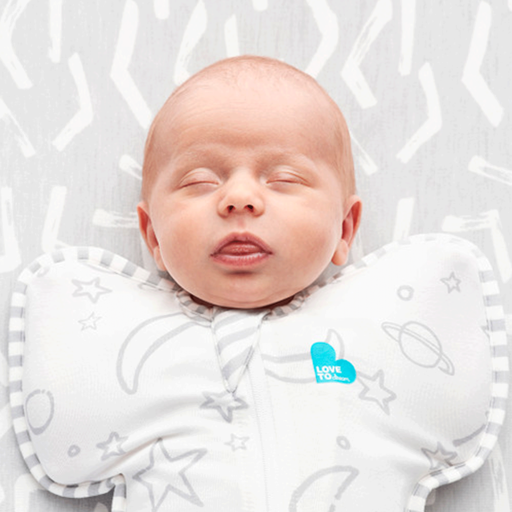 Love to Dream blankets, swaddling & shawls Love to Swaddle Up Bamboo Small Moon & Stars LMBA-SM-CR