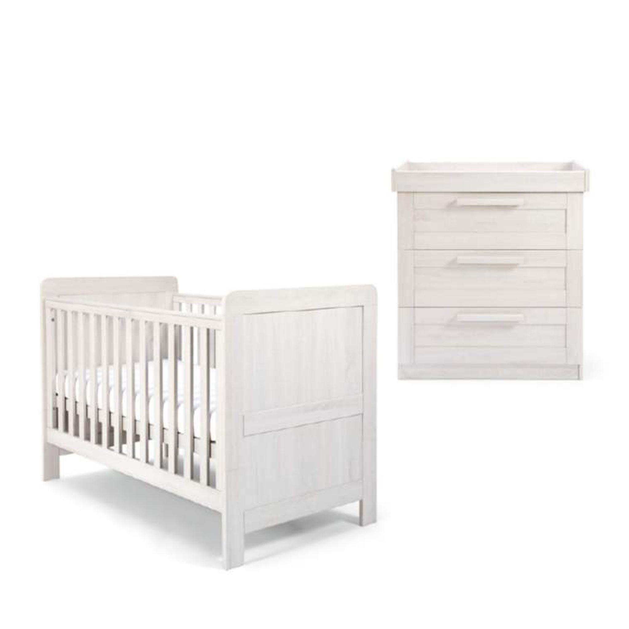 Mamas & Papas Atlas 2 Piece Roomset Nimbus White