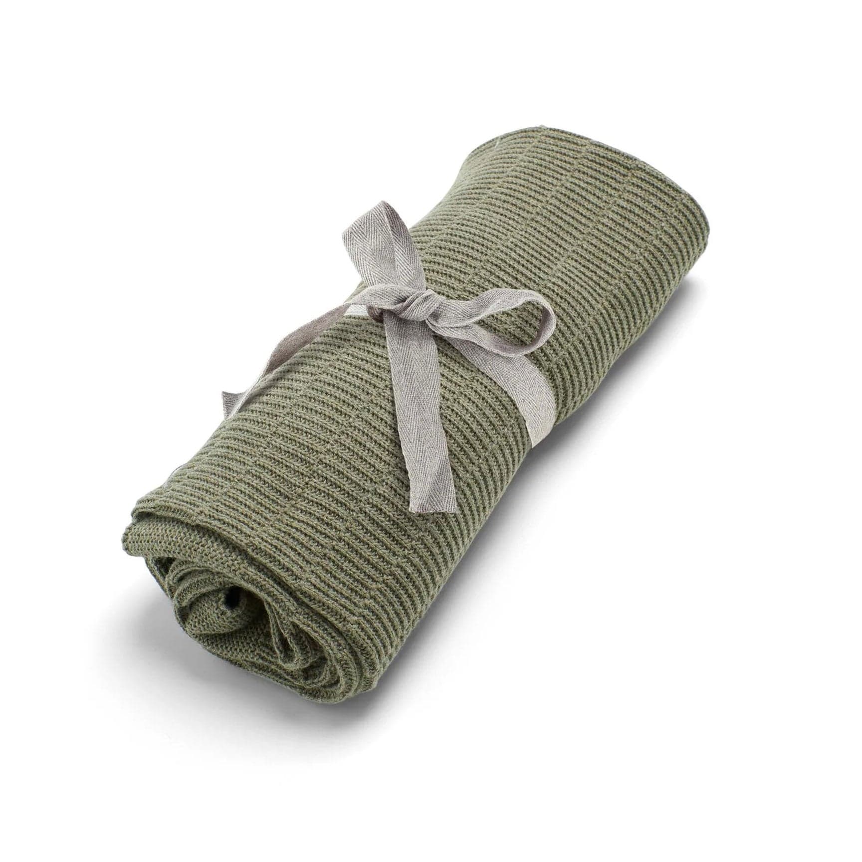 Mamas & Papas Cot & Cot Bed Blankets Mamas & Papas Knitted Blanket Small - Khaki Rib 7883JS701