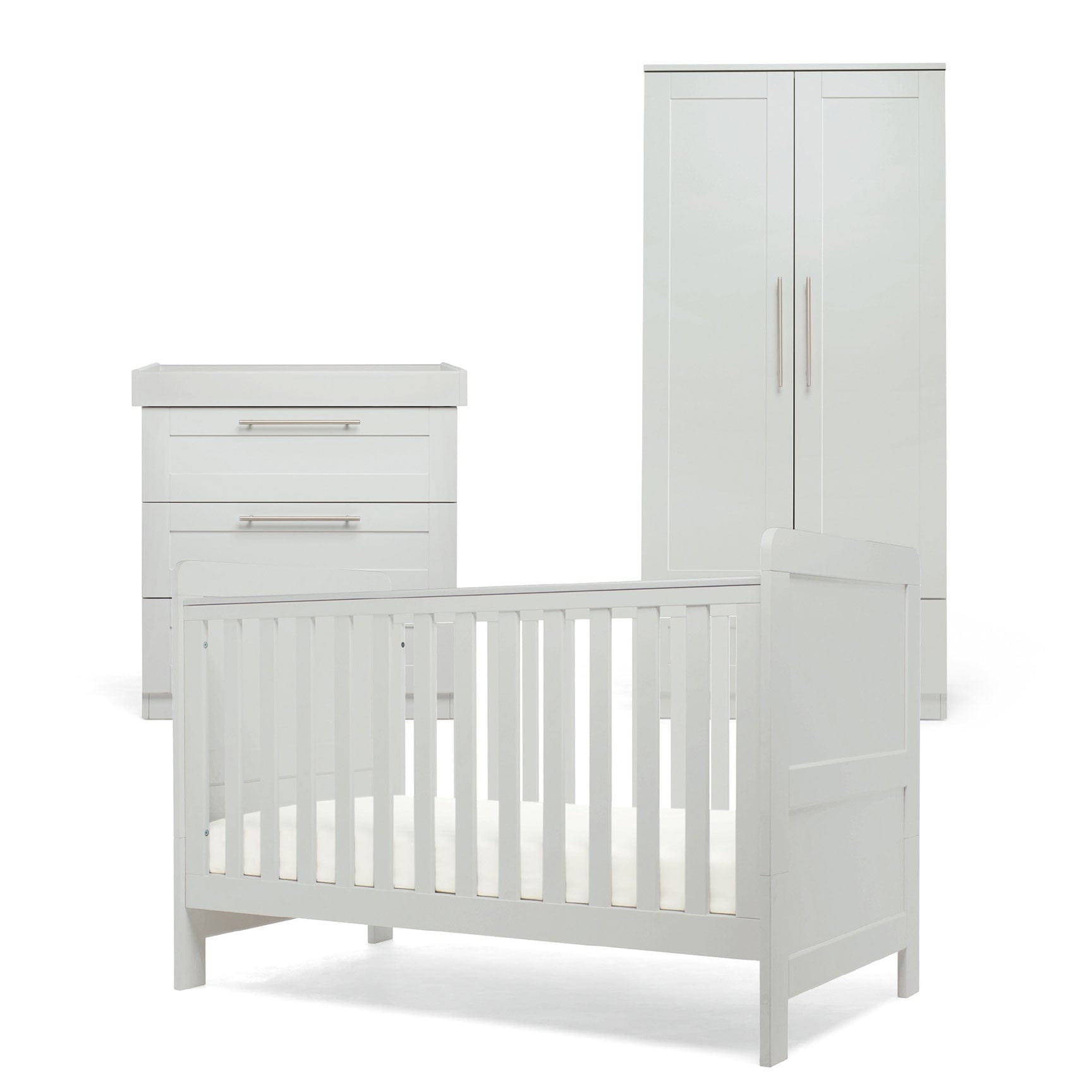 Mamas & Papas Nursery Room Sets Mamas and Papas Hampden 3 Piece Room Set - Grey