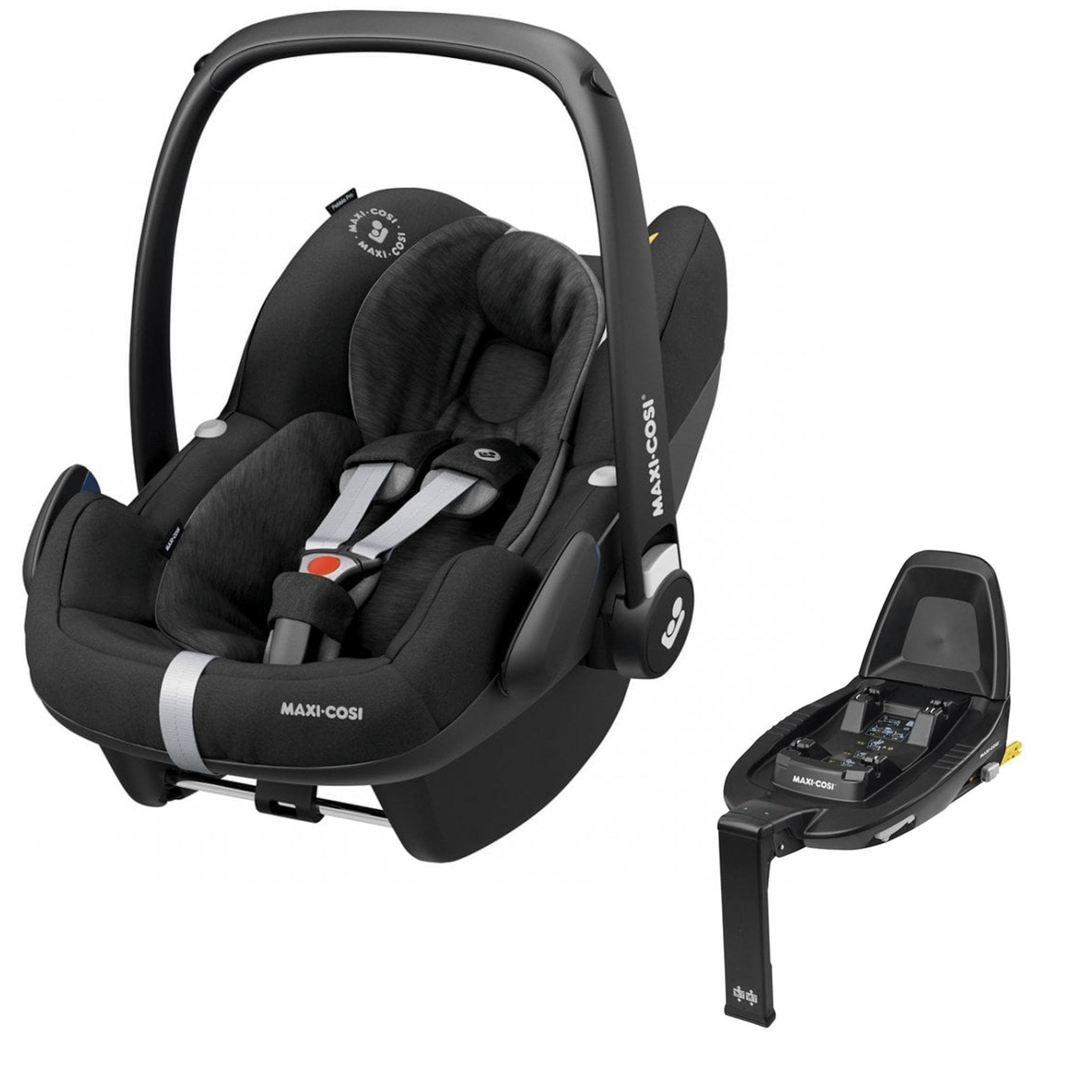 Maxi-Cosi baby car seats Maxi-Cosi Pebble Pro & FamilyFix 3 Bundle Essential Black 7757-ESS-BLK