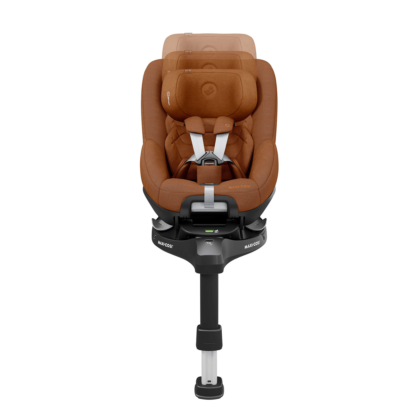 Maxi-Cosi baby car seats Maxi-Cosi Pearl 360 Pro & FamilyFix 360 Pro - Authentic Cognac 8053650110-1