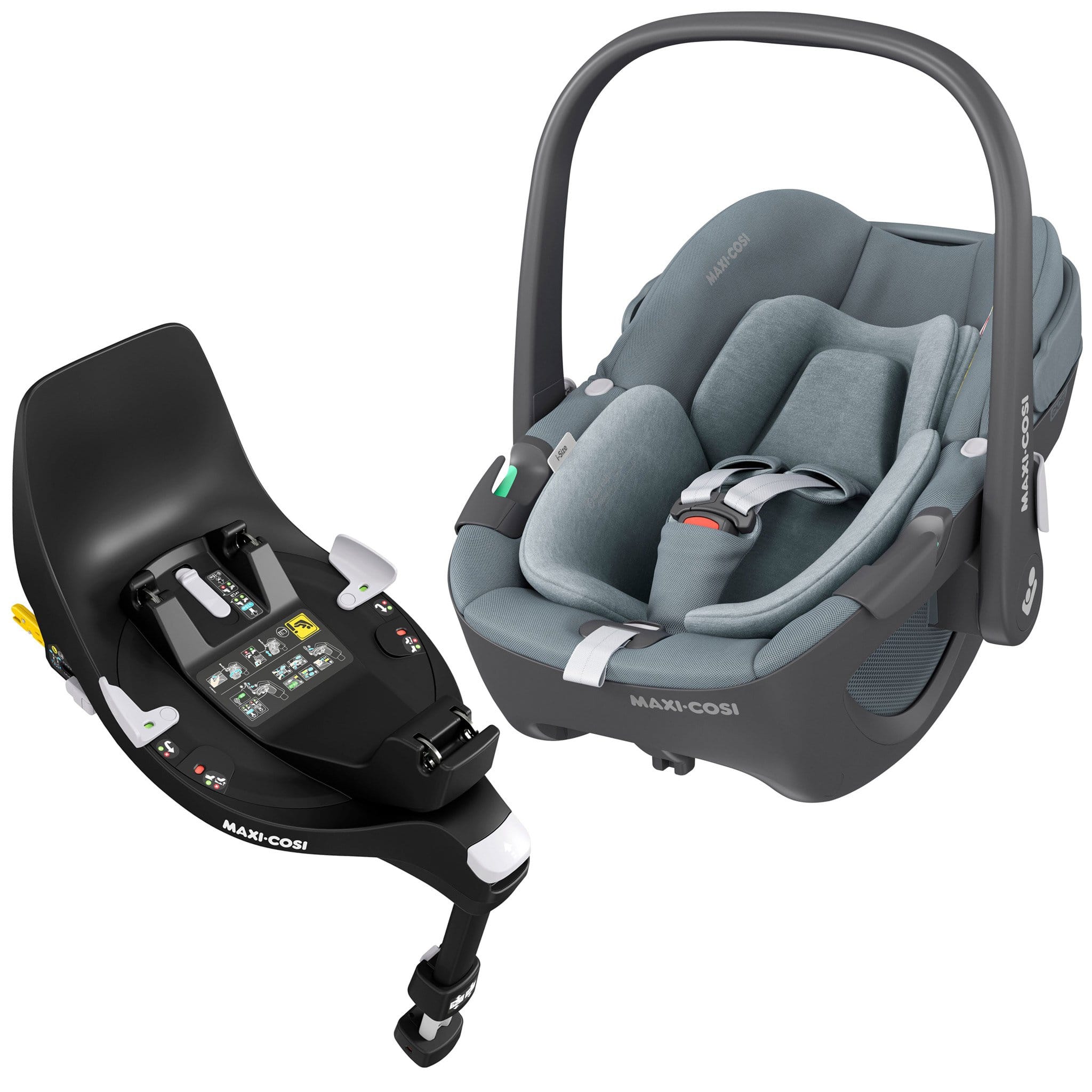 Maxi-Cosi i-Size car seats Maxi Cosi Pebble 360 & Family Fix 360 Base Bundle Essential Grey 8338-ESS-GRY