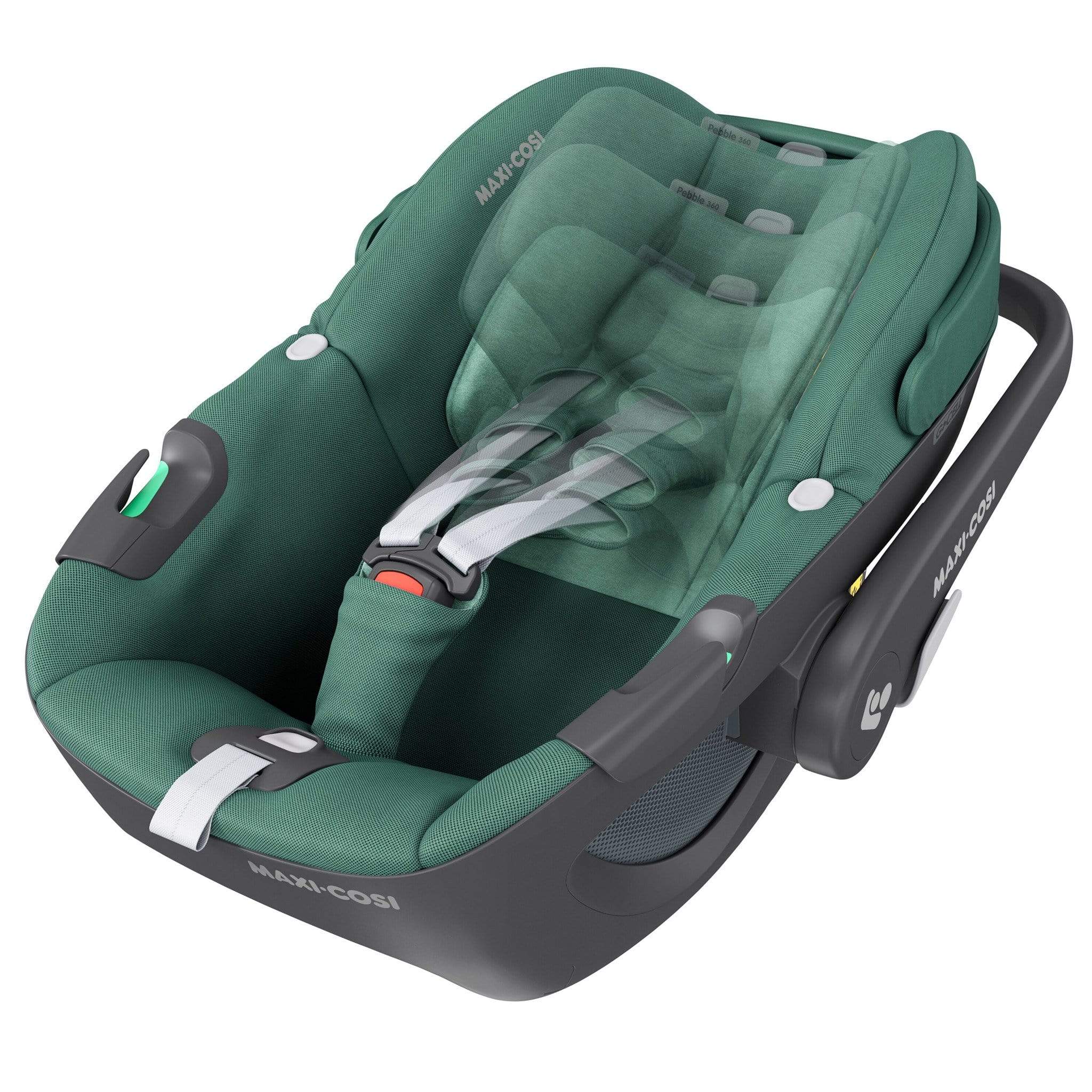 Maxi-Cosi i-Size car seats Maxi Cosi Pebble 360 & Family Fix 360 Base Bundle Essential Green 8339-ESS-GRN