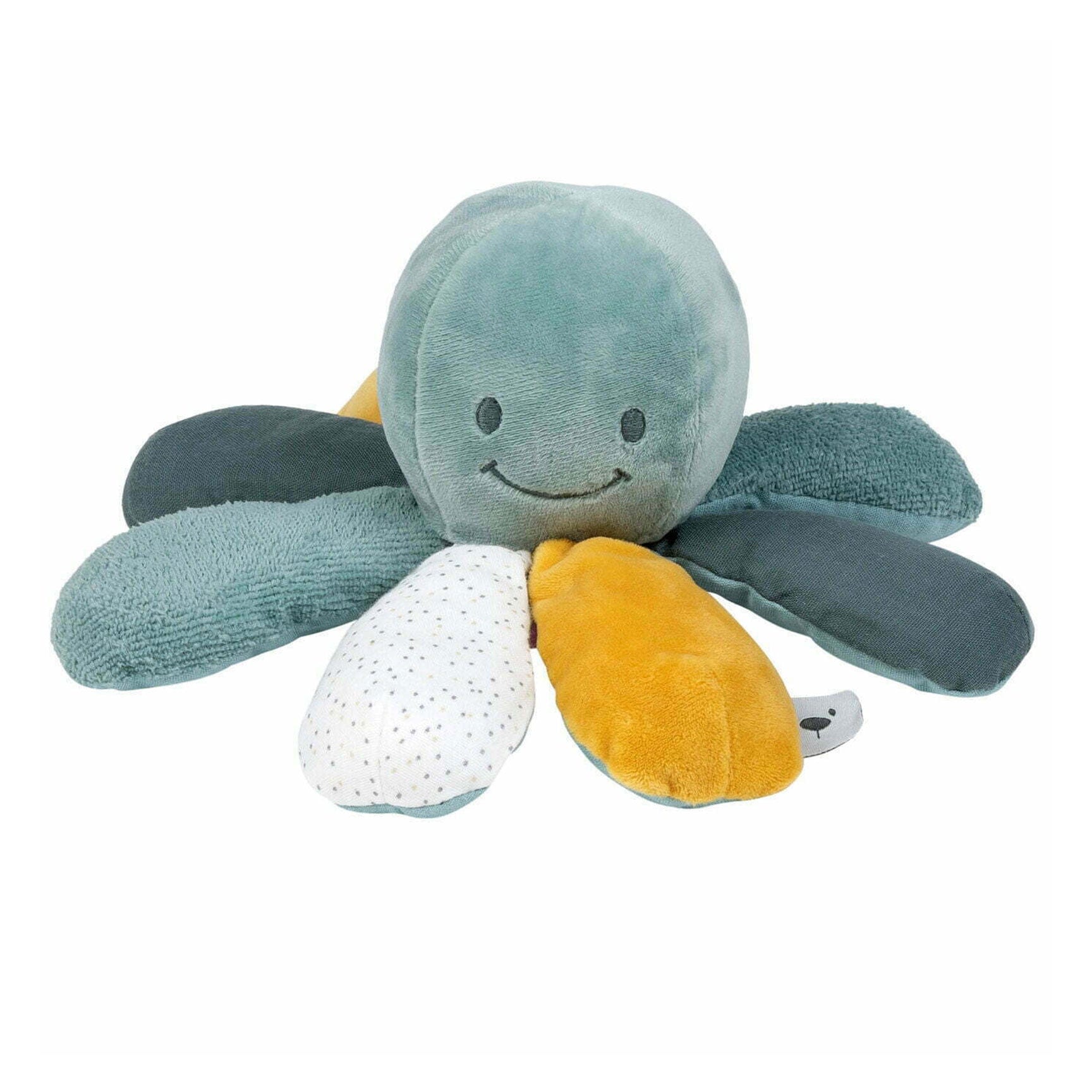 Nattou sensory baby toys Nattou Activity Octopus - Light Green NATLAP877794