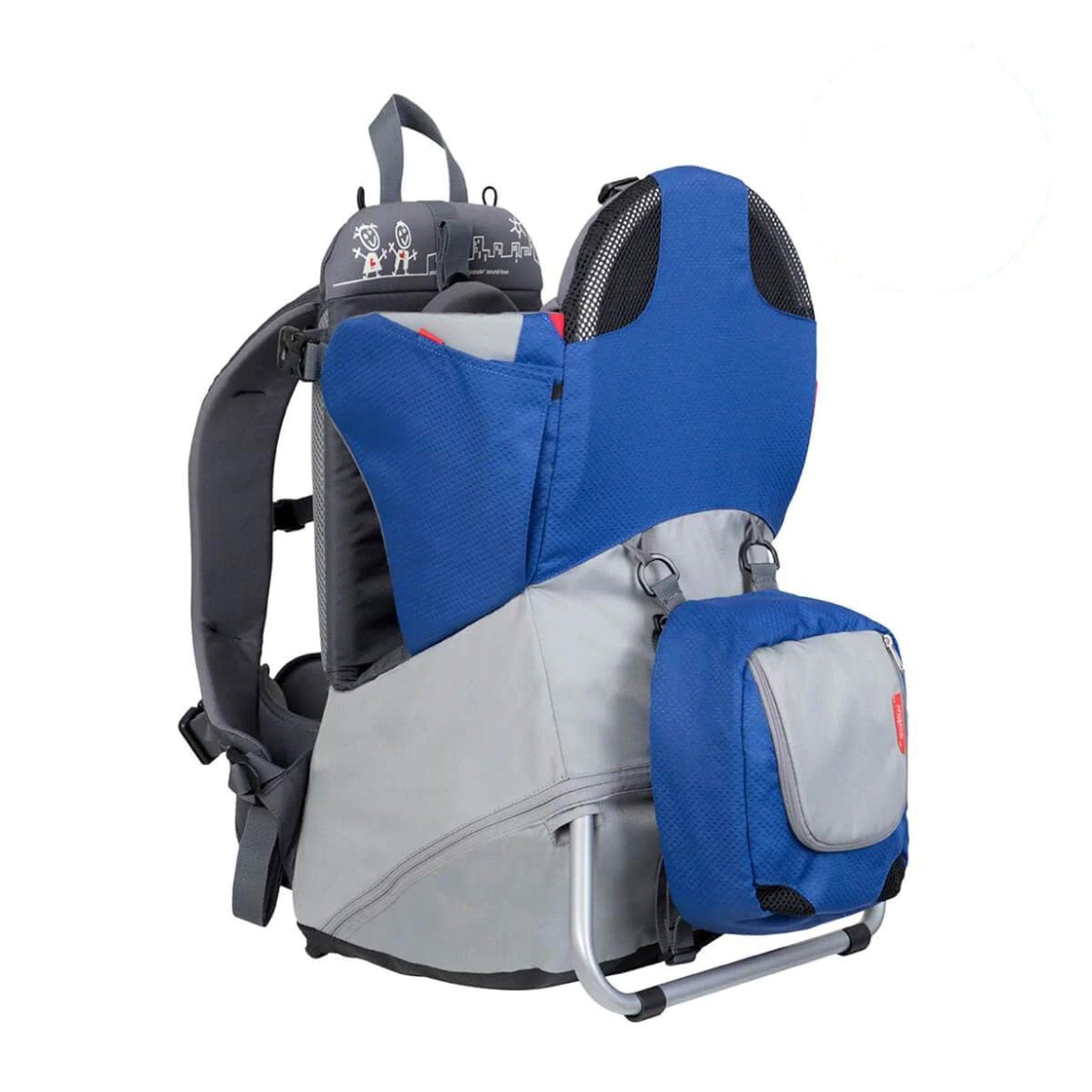 Phil & Teds baby carriers Phil & Teds Parade Carrier - Blue CPA_V1_3