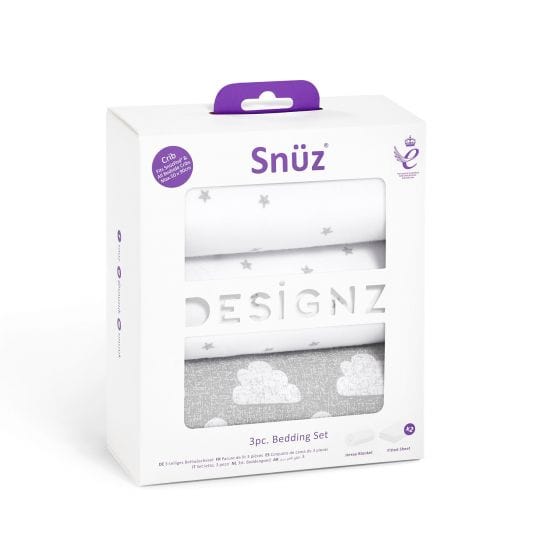 SnuzPod cot sheets SnüzPod 3 Piece Crib Bedding Set Cloud Nine BD028AH