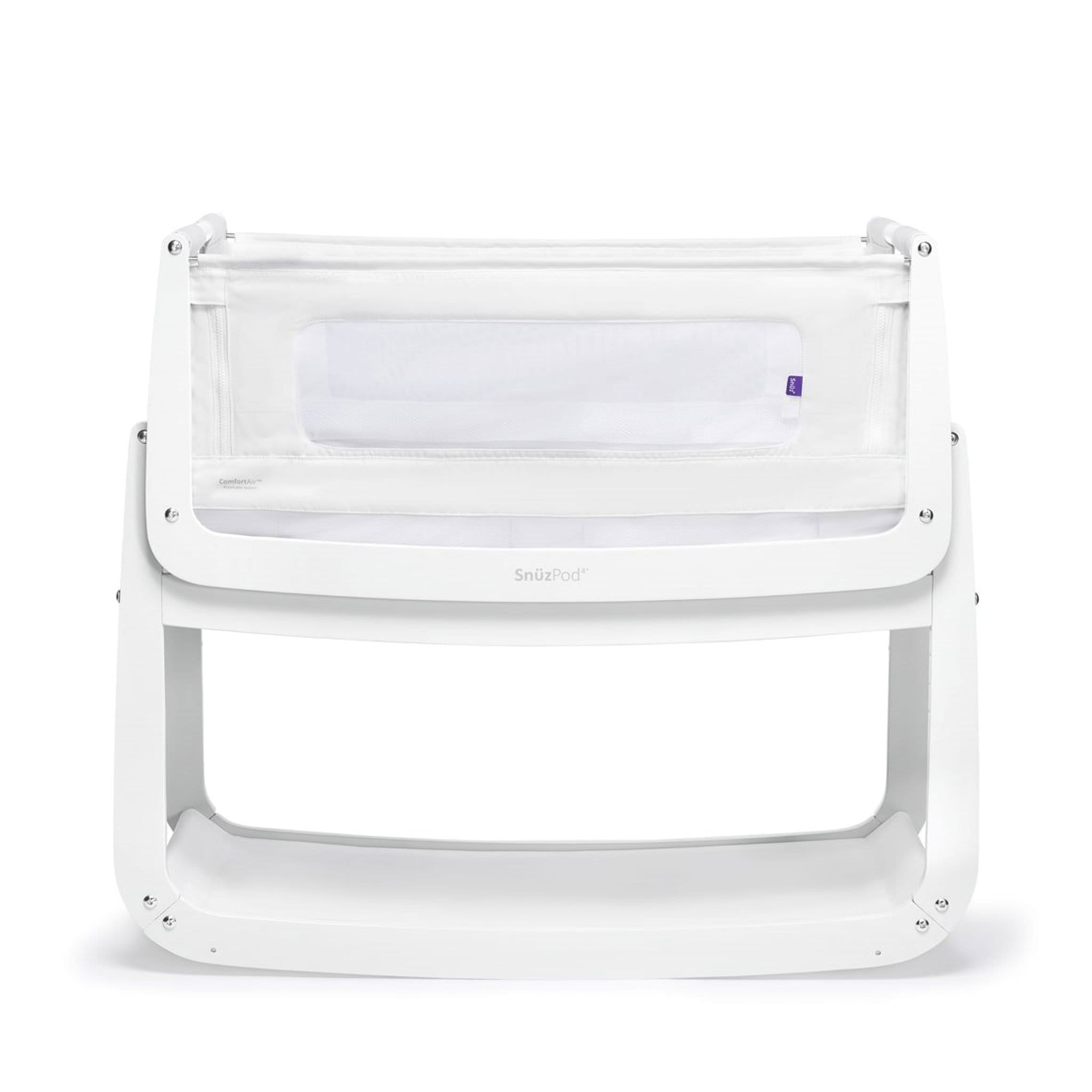 SnuzPod cribs SnüzPod 4 Bedside Crib White FN014B