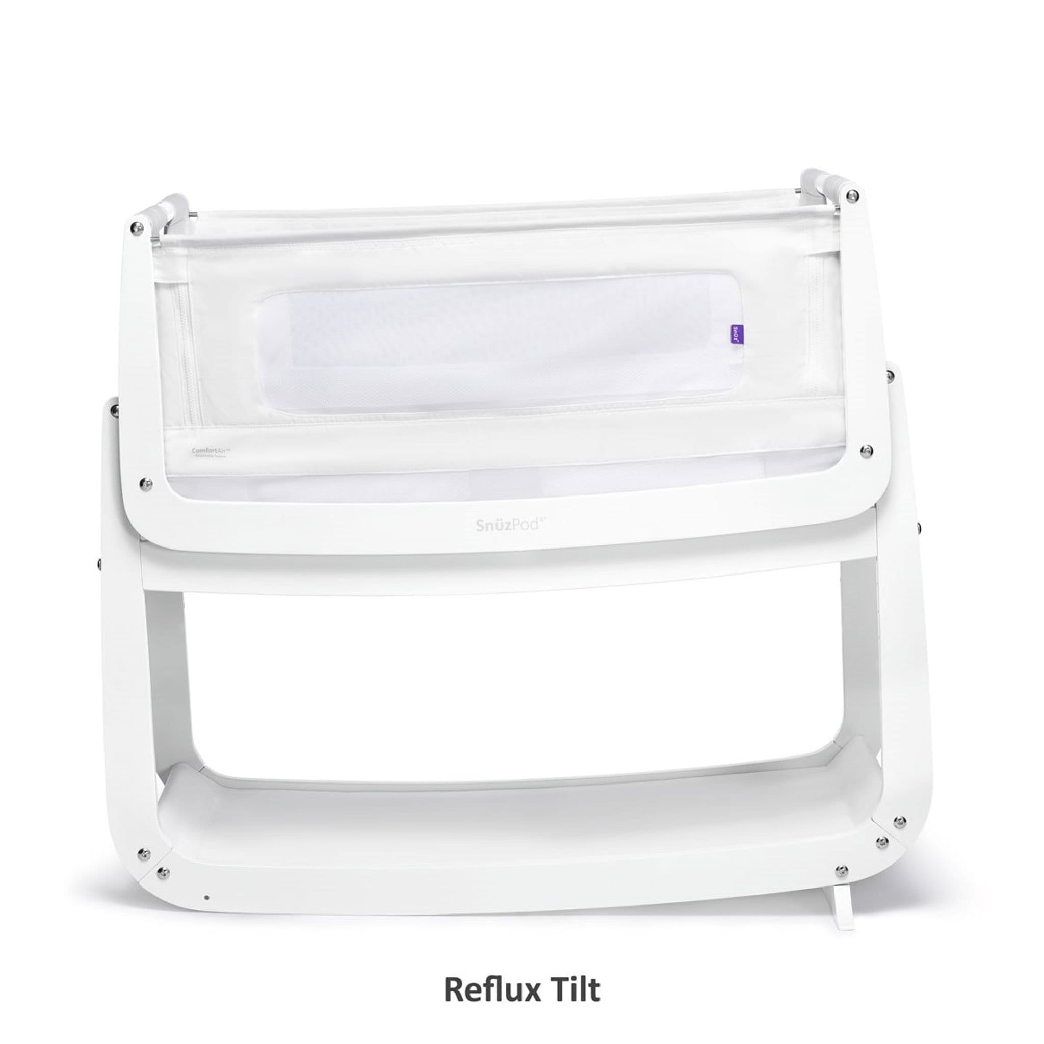 SnuzPod cribs SnüzPod 4 Bedside Crib White FN014B