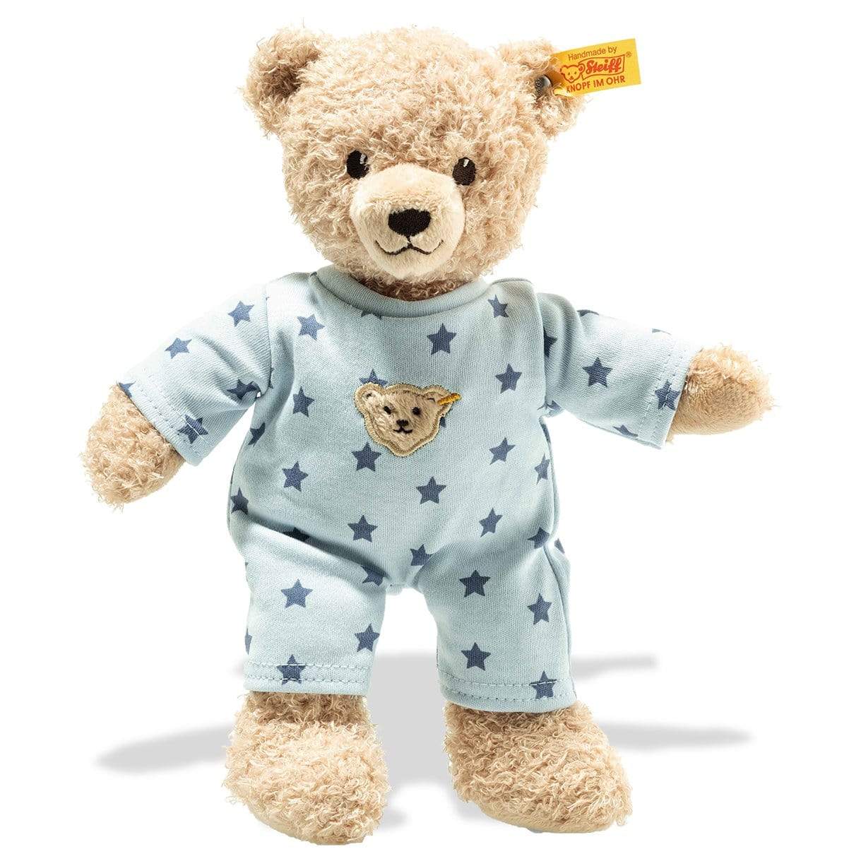 Steiff soft animals Steiff Teddy Bear in Pyjamas Blue 25cm 241642