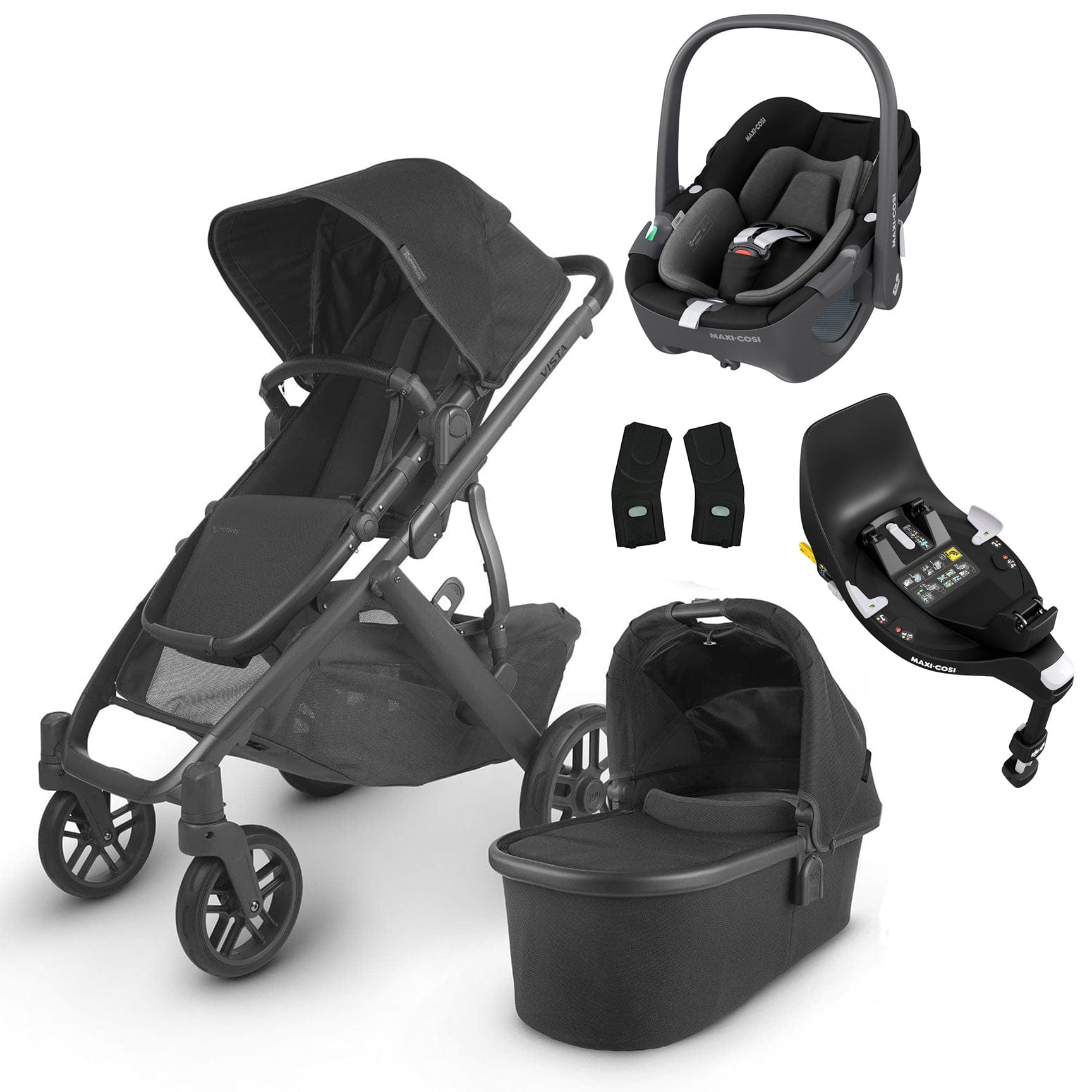 Uppababy travel systems UPPAbaby Vista V2 Pebble 360 & Base Travel System Bundle Jake 9130-JAKE