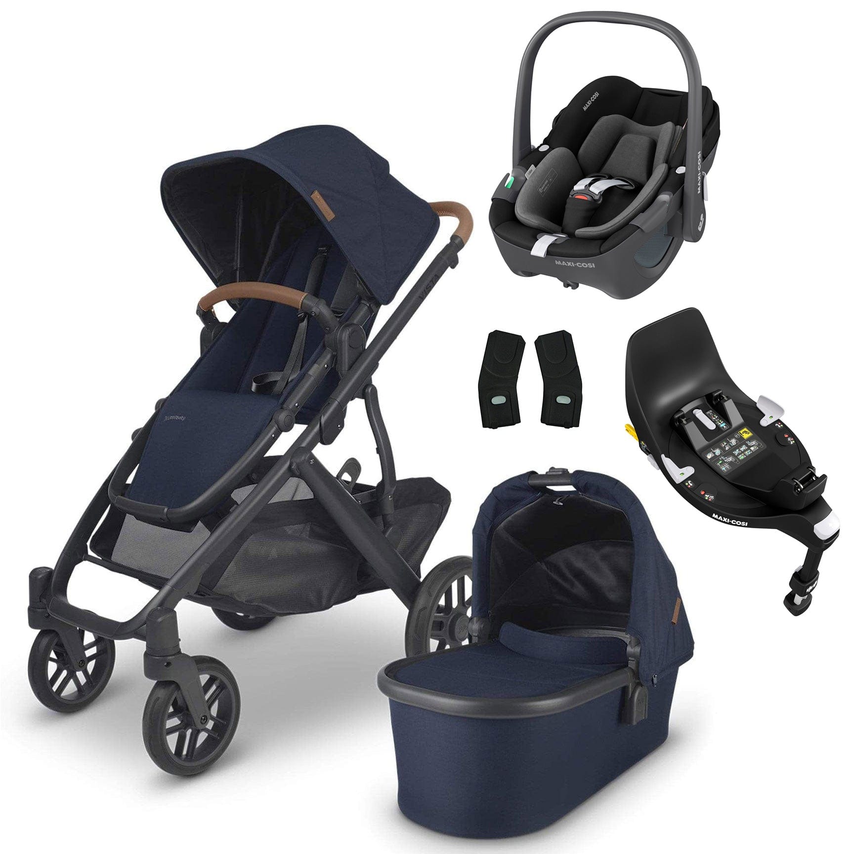 Uppababy travel systems UPPAbaby Vista V2 Pebble 360 & Base Travel System Bundle Noa 9780-NOA