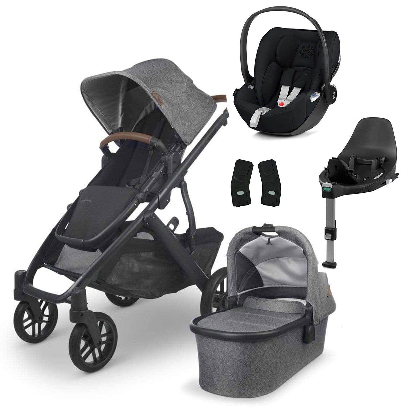 Uppababy travel systems Uppababy Vista V2 Cloud Z2 & Base Travel System Greyson 8313-GRE