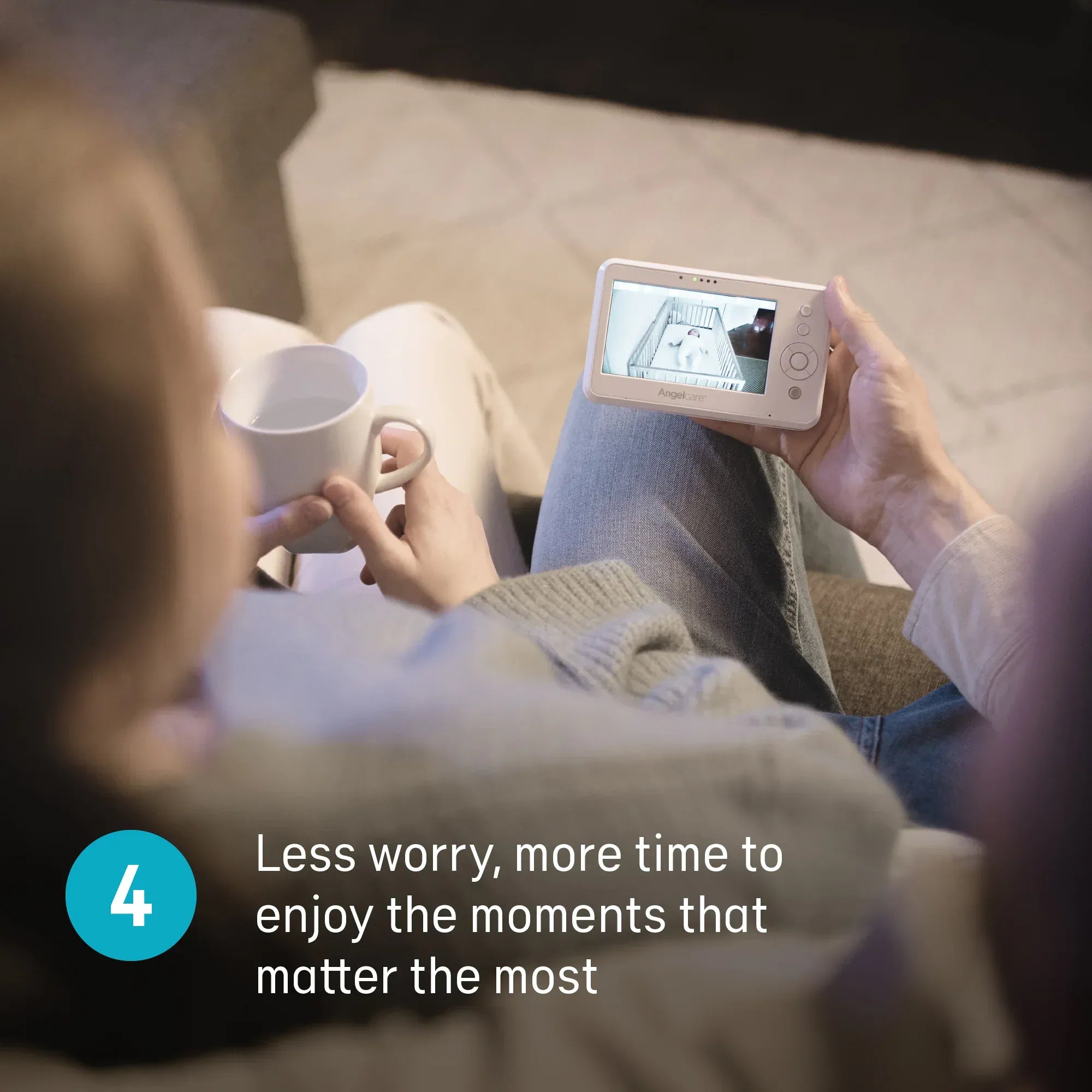 Angelcare baby monitors Angelcare Baby Movement Monitor with Video & Sound AC25-1