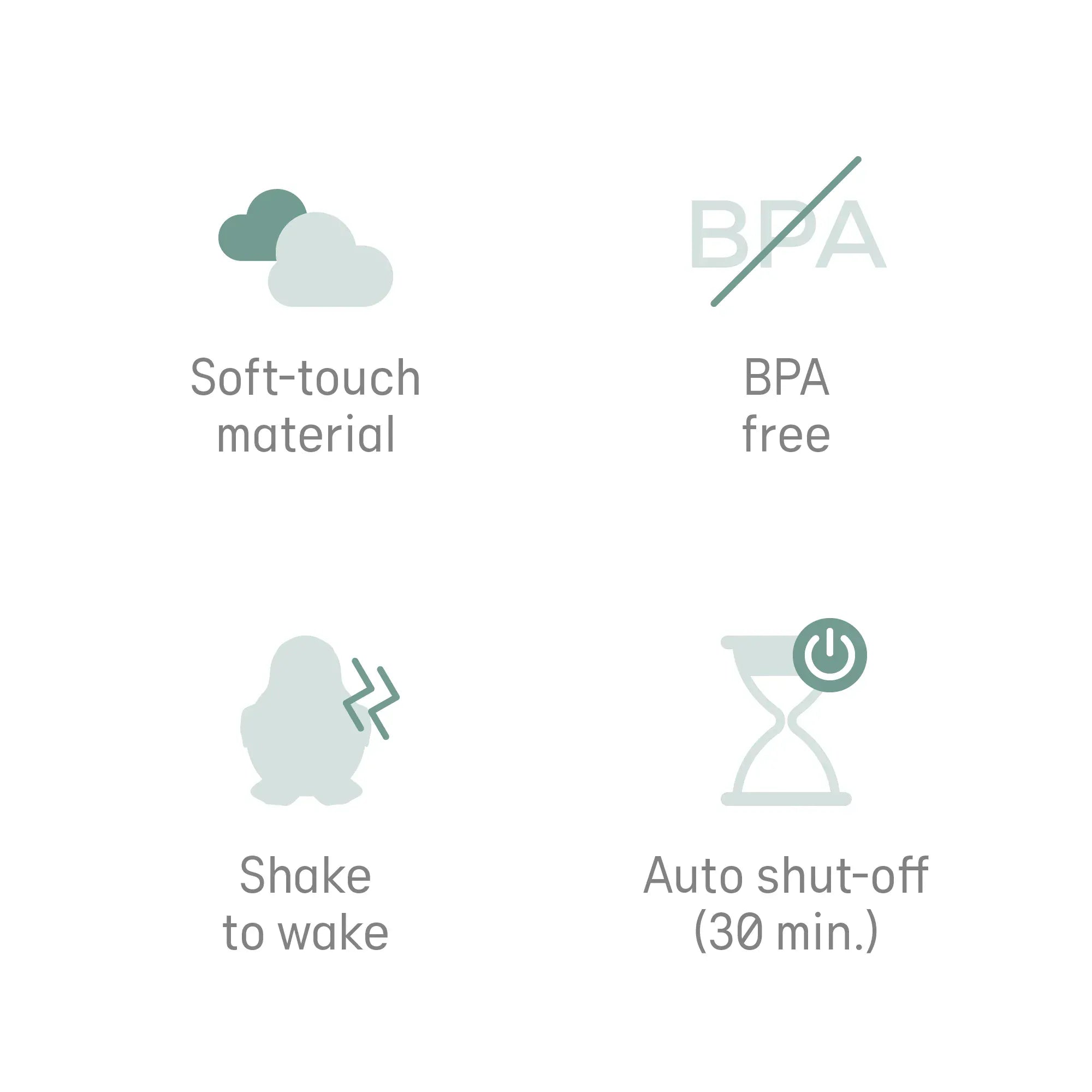 Angelcare room thermometers Angelcare Seal Thermometer in Grey AC8000