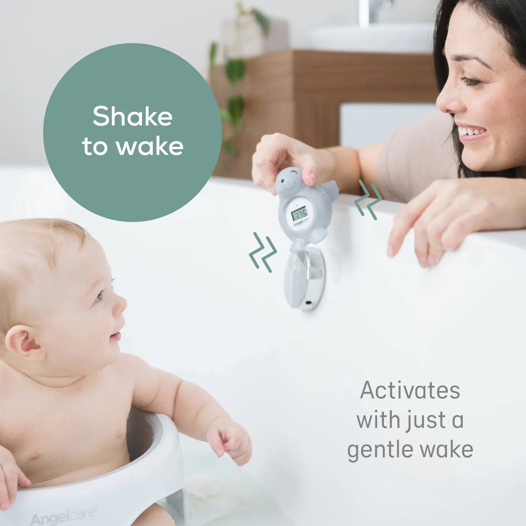 Angelcare room thermometers Angelcare Seal Thermometer in Grey AC8000