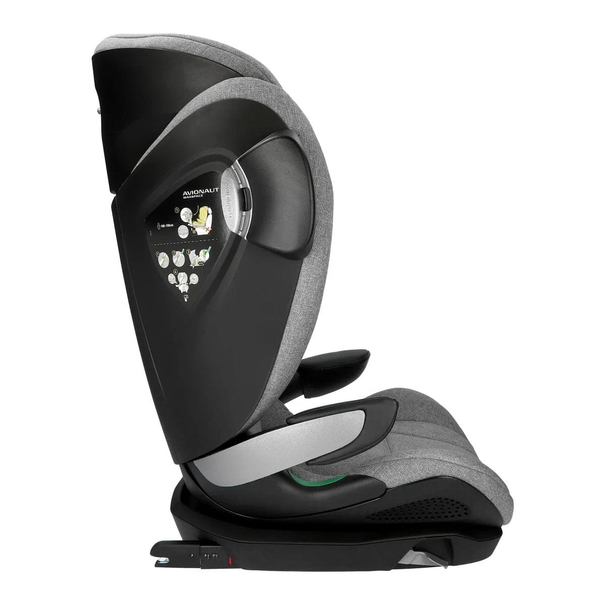 Avionaut highback booster seats Avionaut Maxspace Smart Highback Booster Seat - Grey 04986-MAX-01-SMART