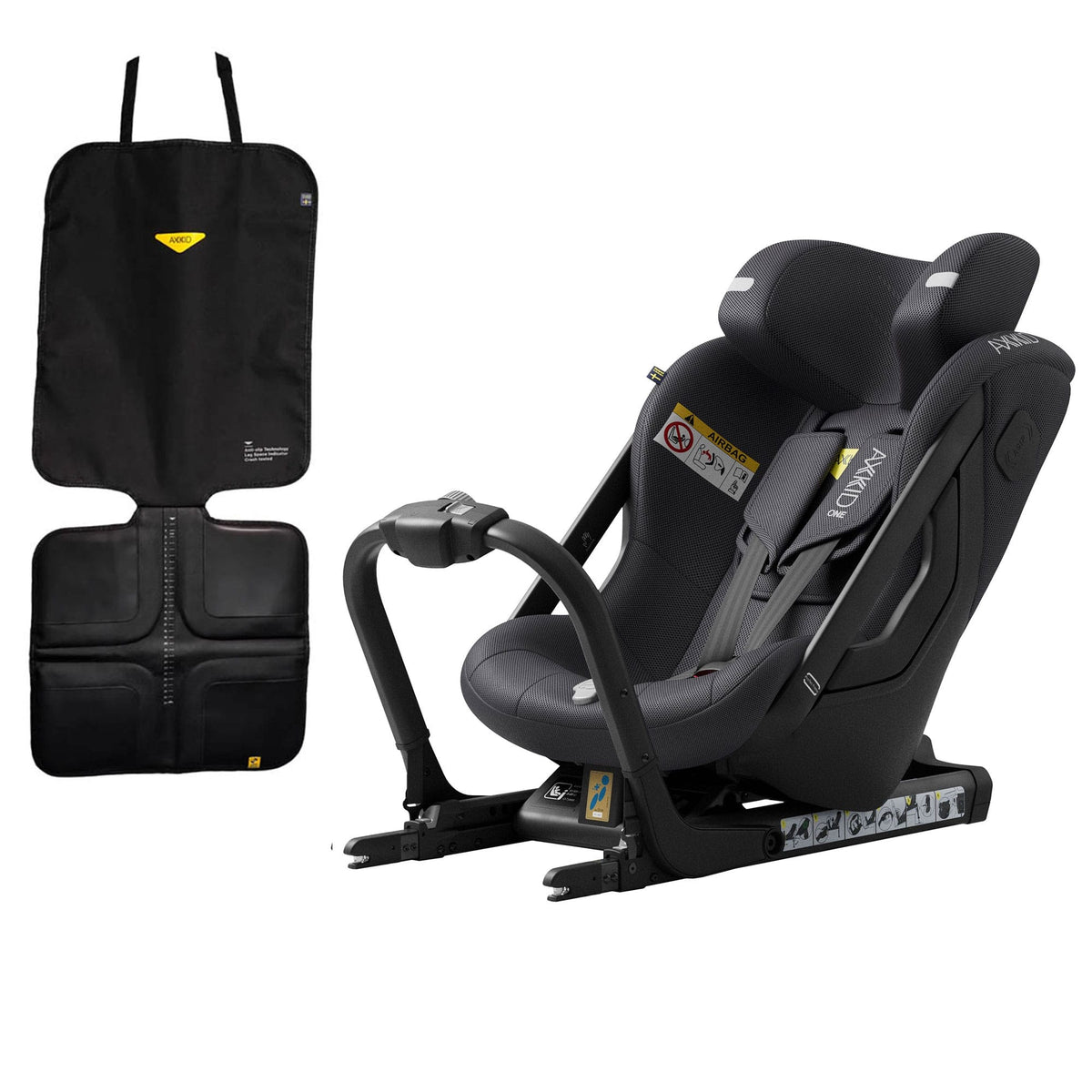 Axkid extended rear facing car seats Axkid One 3 - Artic Mist Grey Mesh 25110249