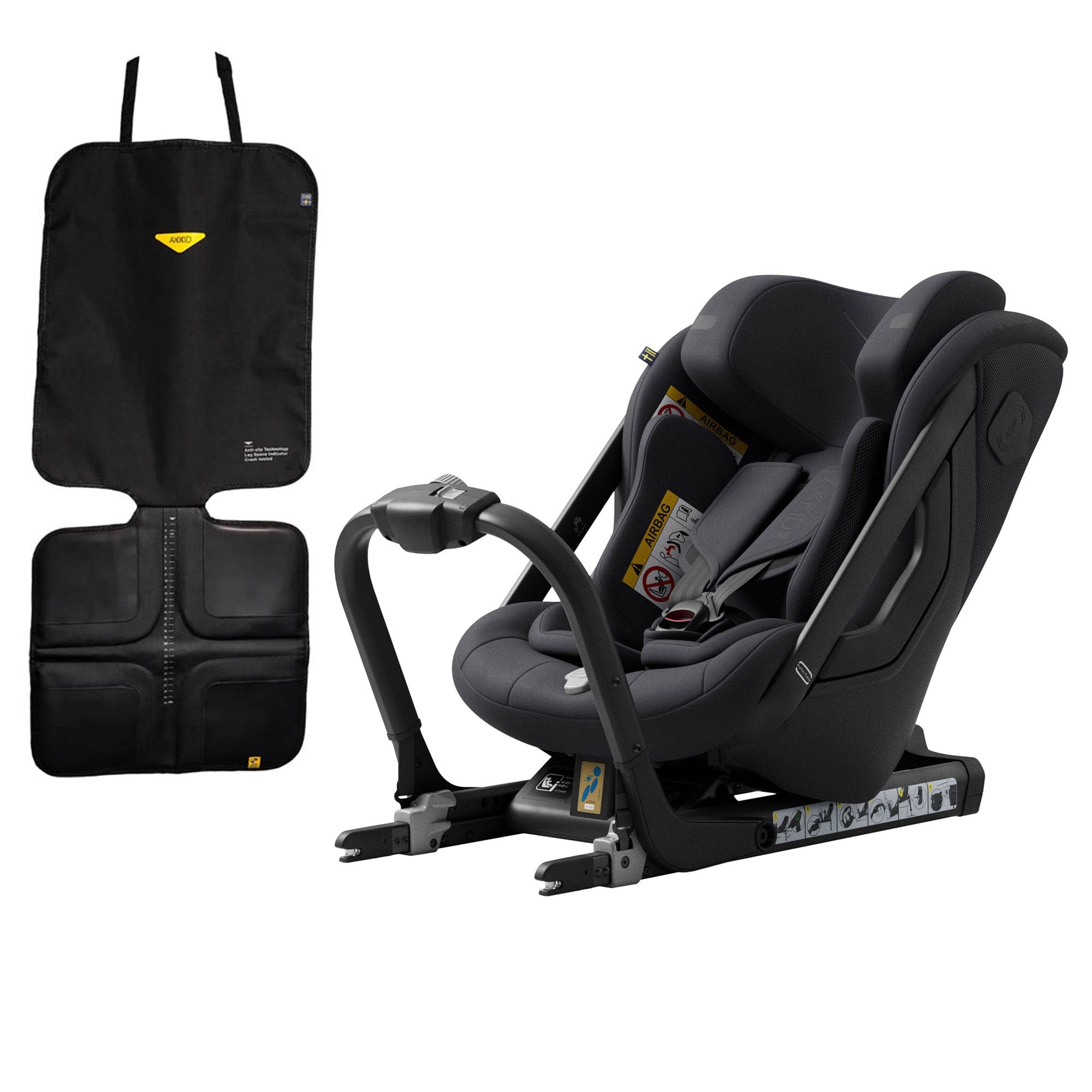Axkid extended rear facing car seats Axkid One 3 in Coastal Storm Black 25110239-FSP