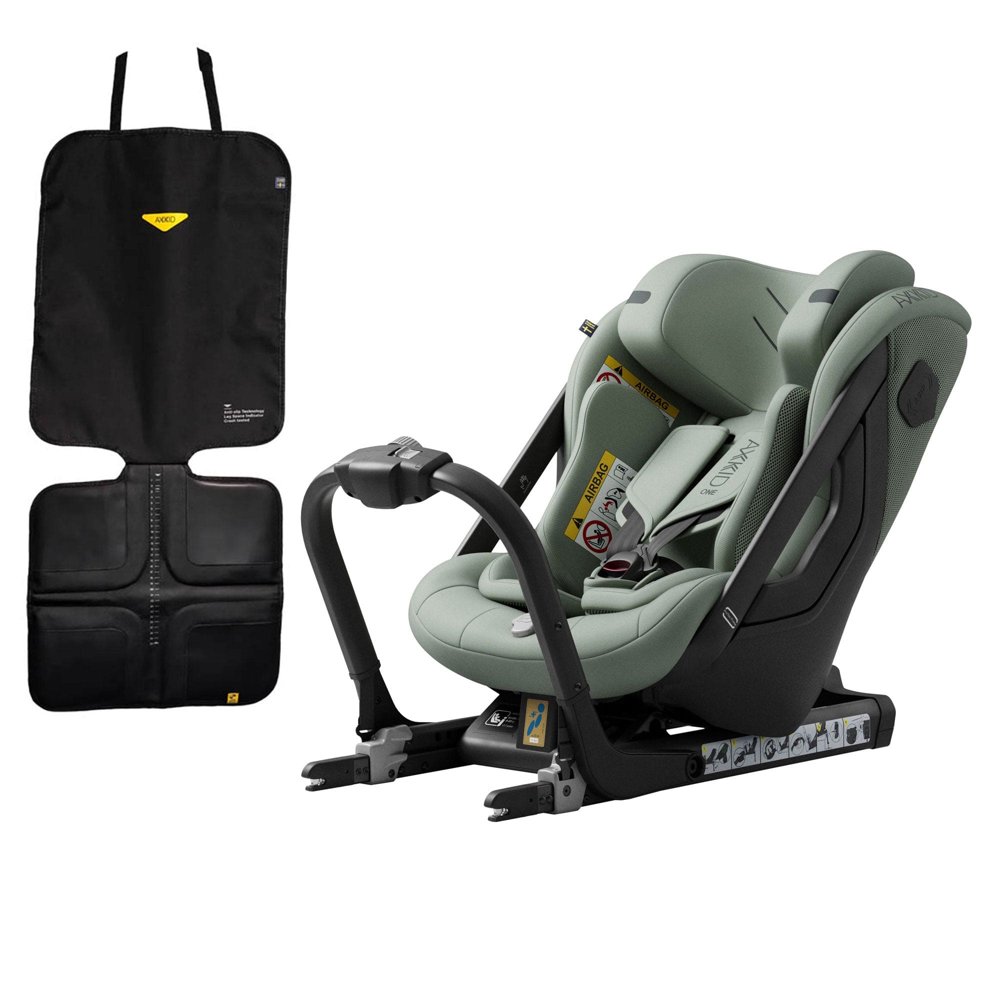 Axkid extended rear facing car seats Axkid One 3 in Nordic Bloom Green 25110242-FSP