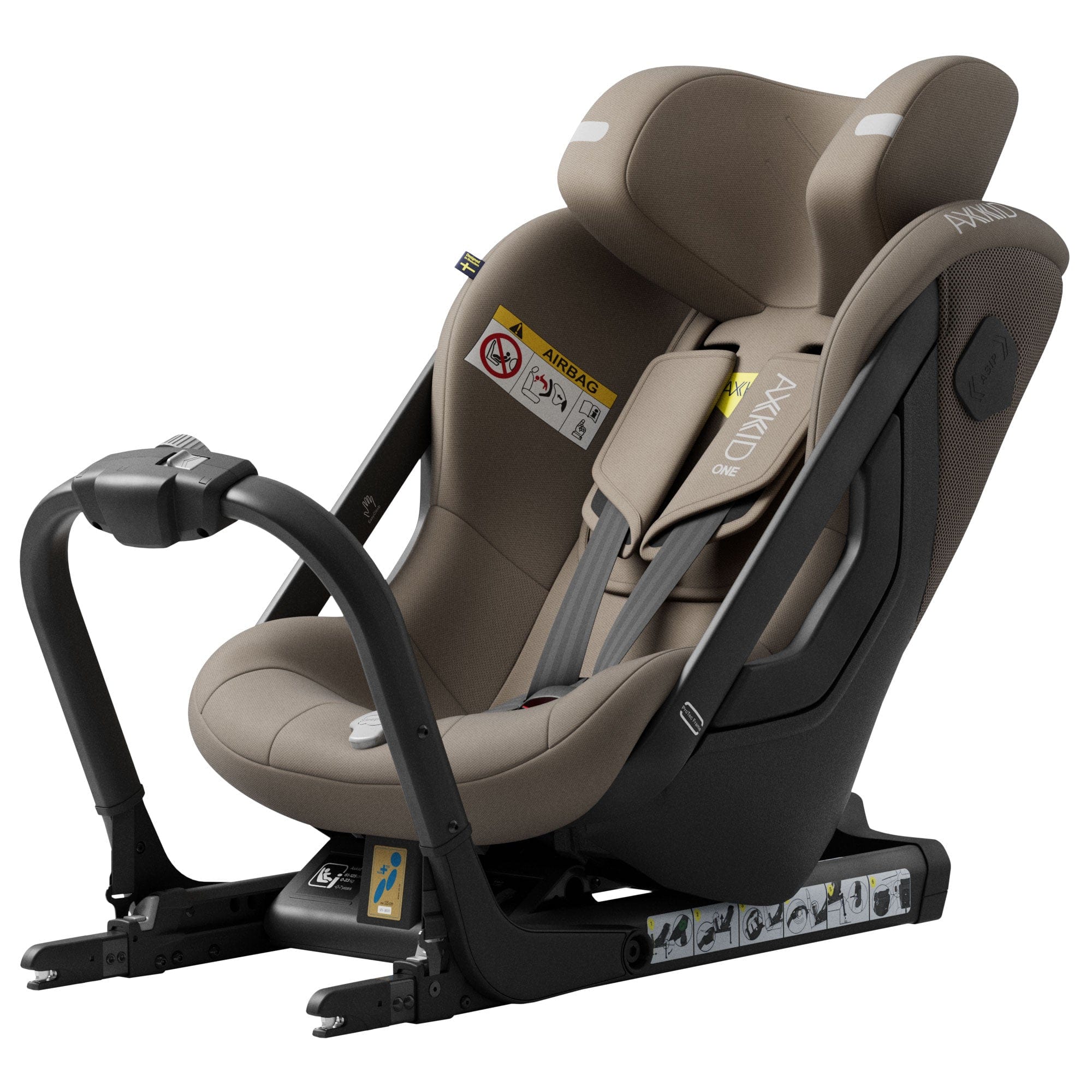 Axkid extended rear facing car seats Axkid One 3 - Driftwood Beige 25110247-FSP