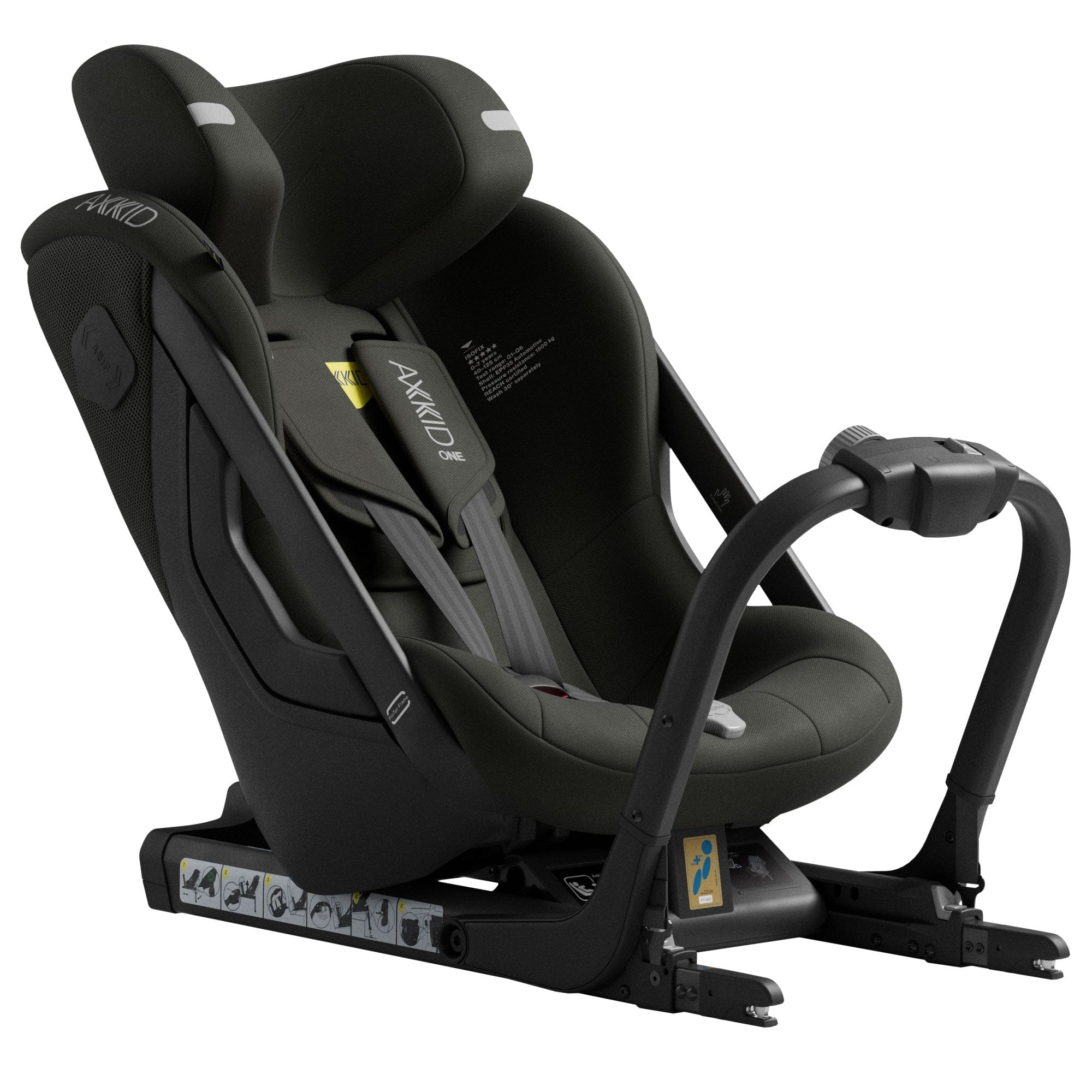 Axkid extended rear facing car seats Axkid One 3 - Forest Moss Green 25110248-FSP