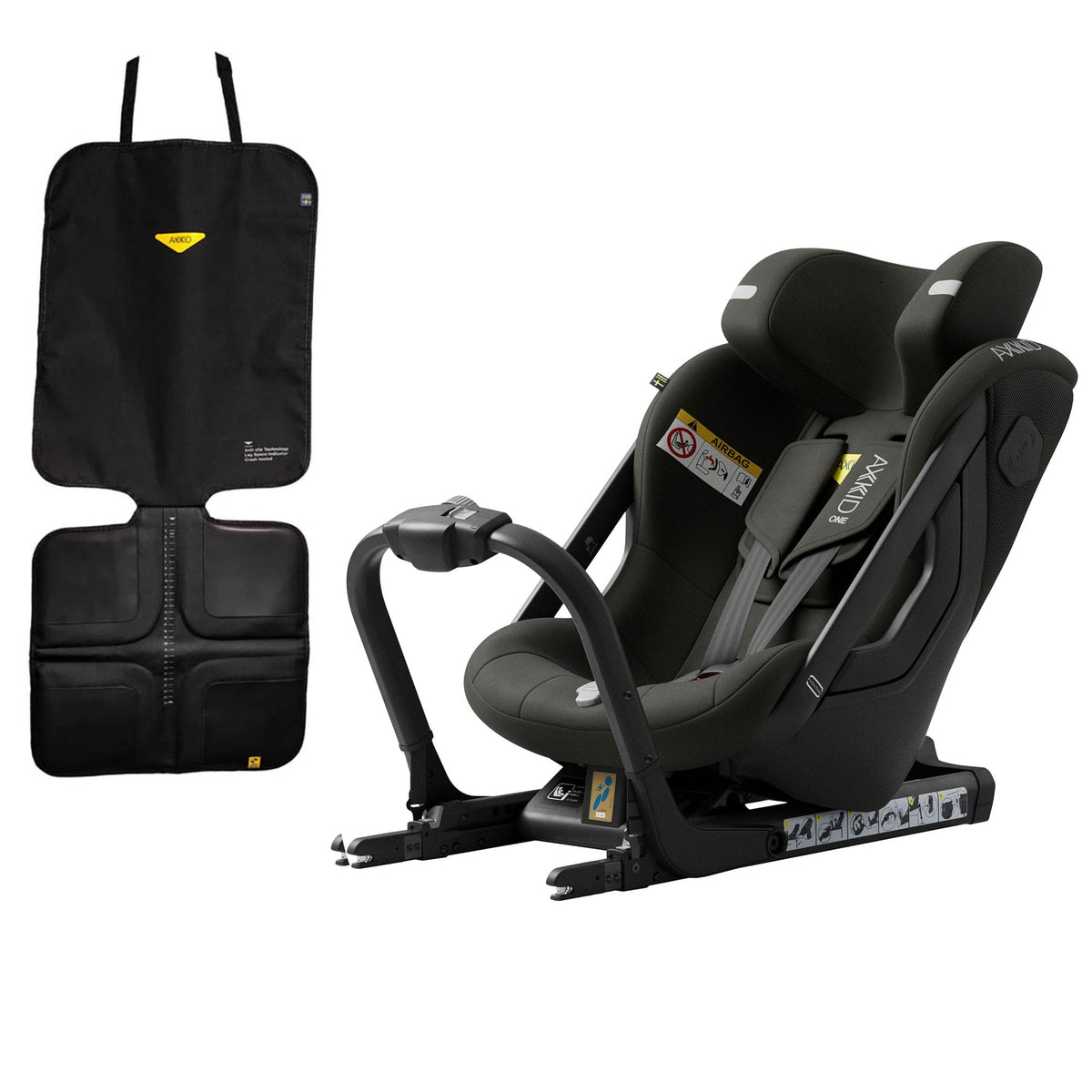 Axkid extended rear facing car seats Axkid One 3 - Forest Moss Green 25110248-FSP