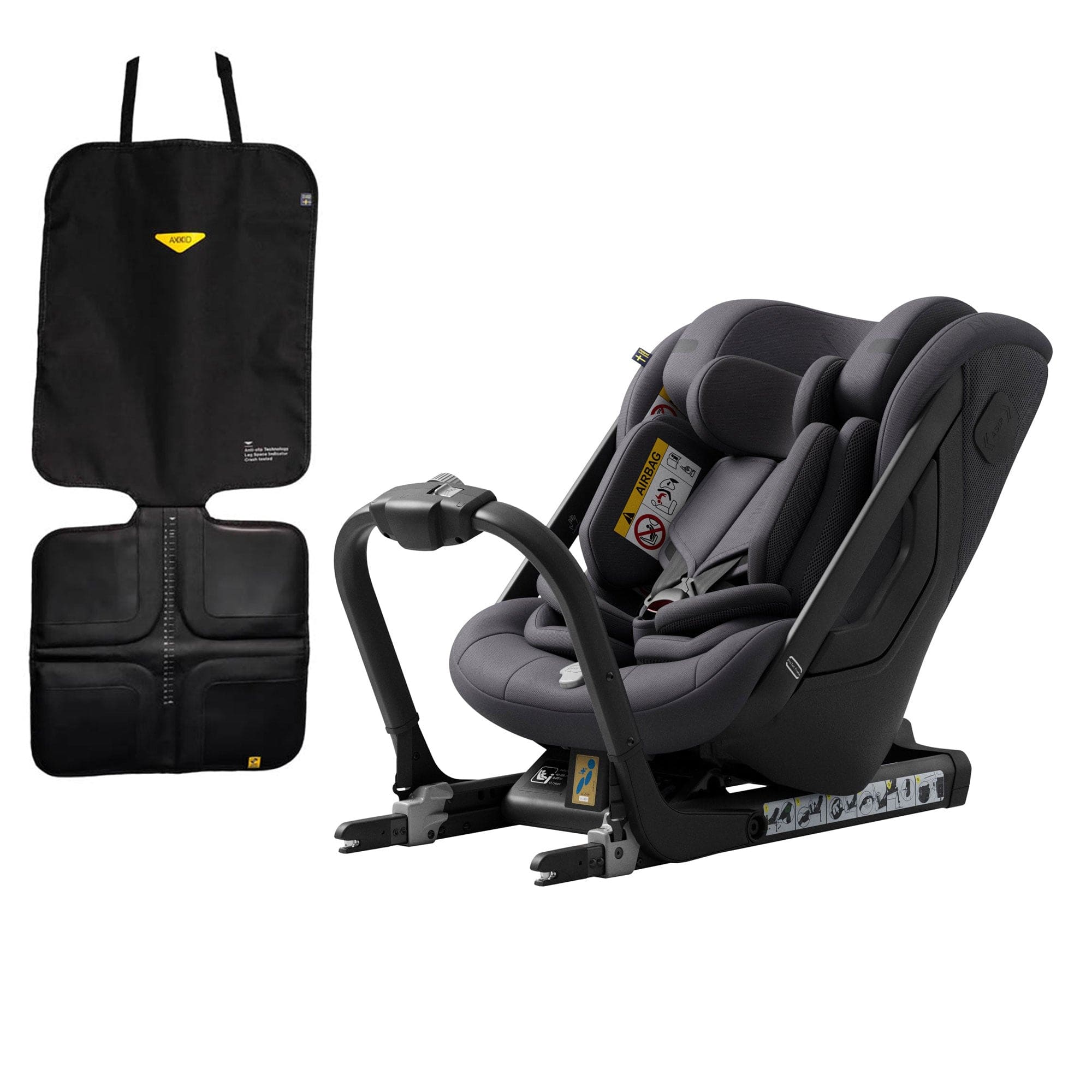 Axkid extended rear facing car seats Axkid One 3+ in Arctic Mist Grey 25120240-FSP