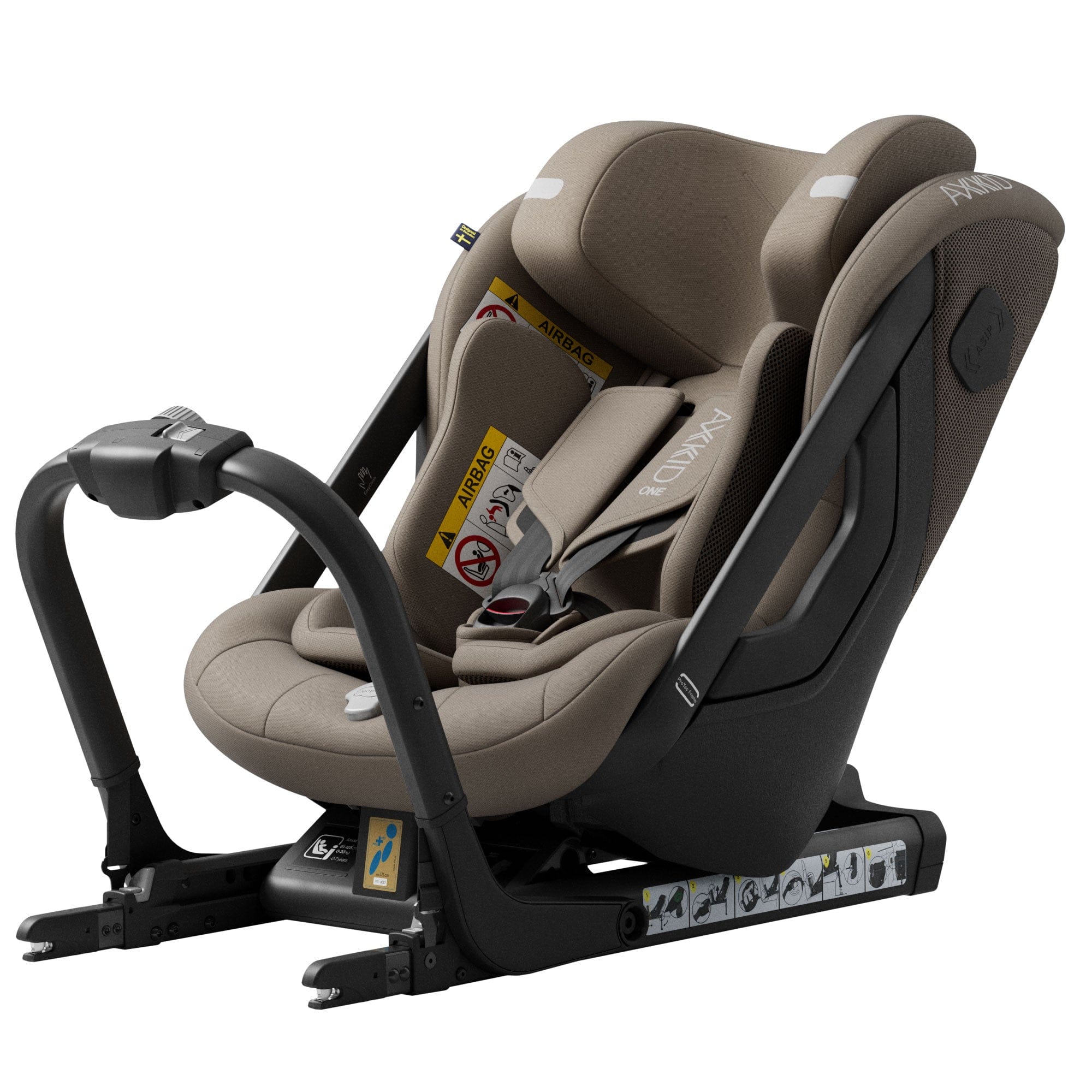 Axkid extended rear facing car seats Axkid One 3+ in Driftwood Beige 25120247-FSP