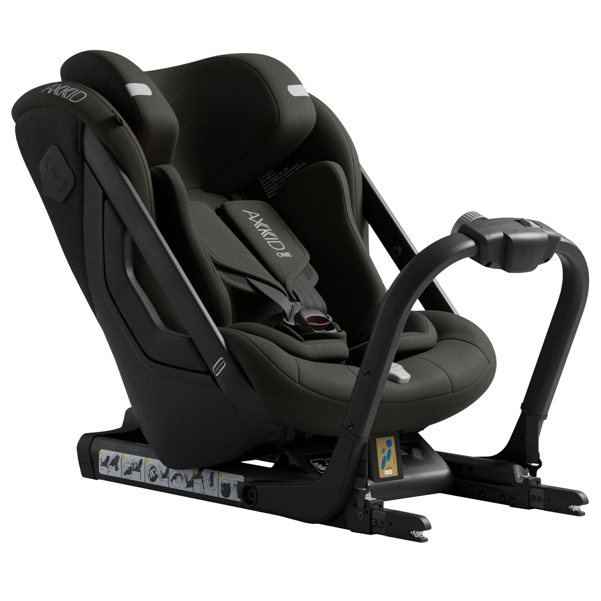 Axkid extended rear facing car seats Axkid One 3+ in Forest Moss Green 25120248-FSP