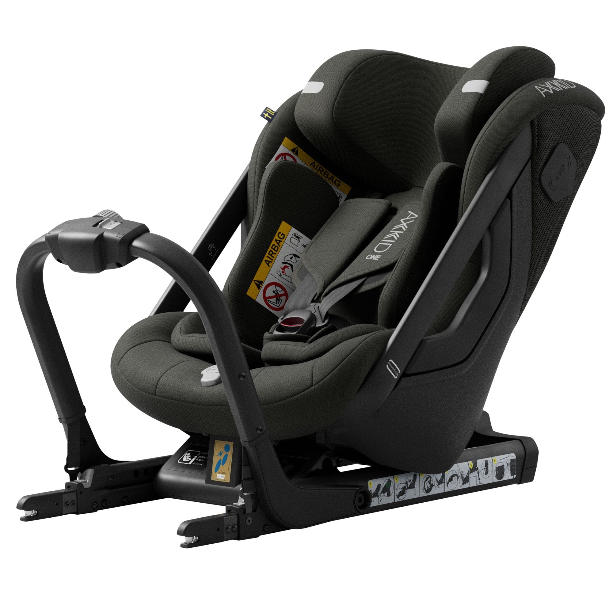 Axkid extended rear facing car seats Axkid One 3+ in Forest Moss Green 25120248-FSP