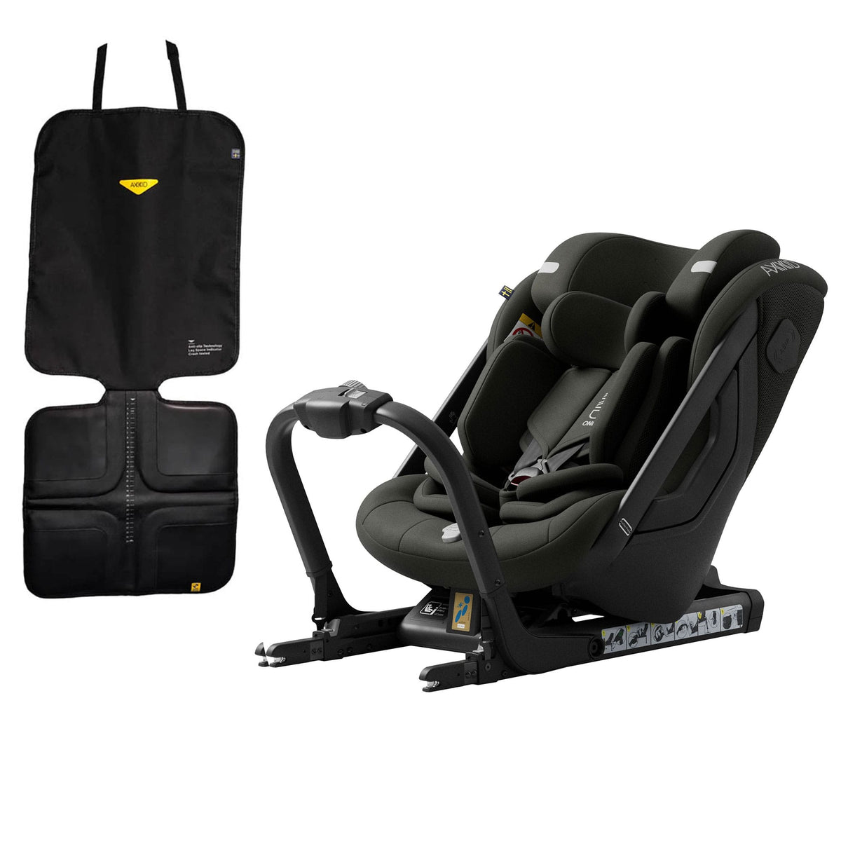Axkid extended rear facing car seats Axkid One 3+ in Forest Moss Green 25120248-FSP
