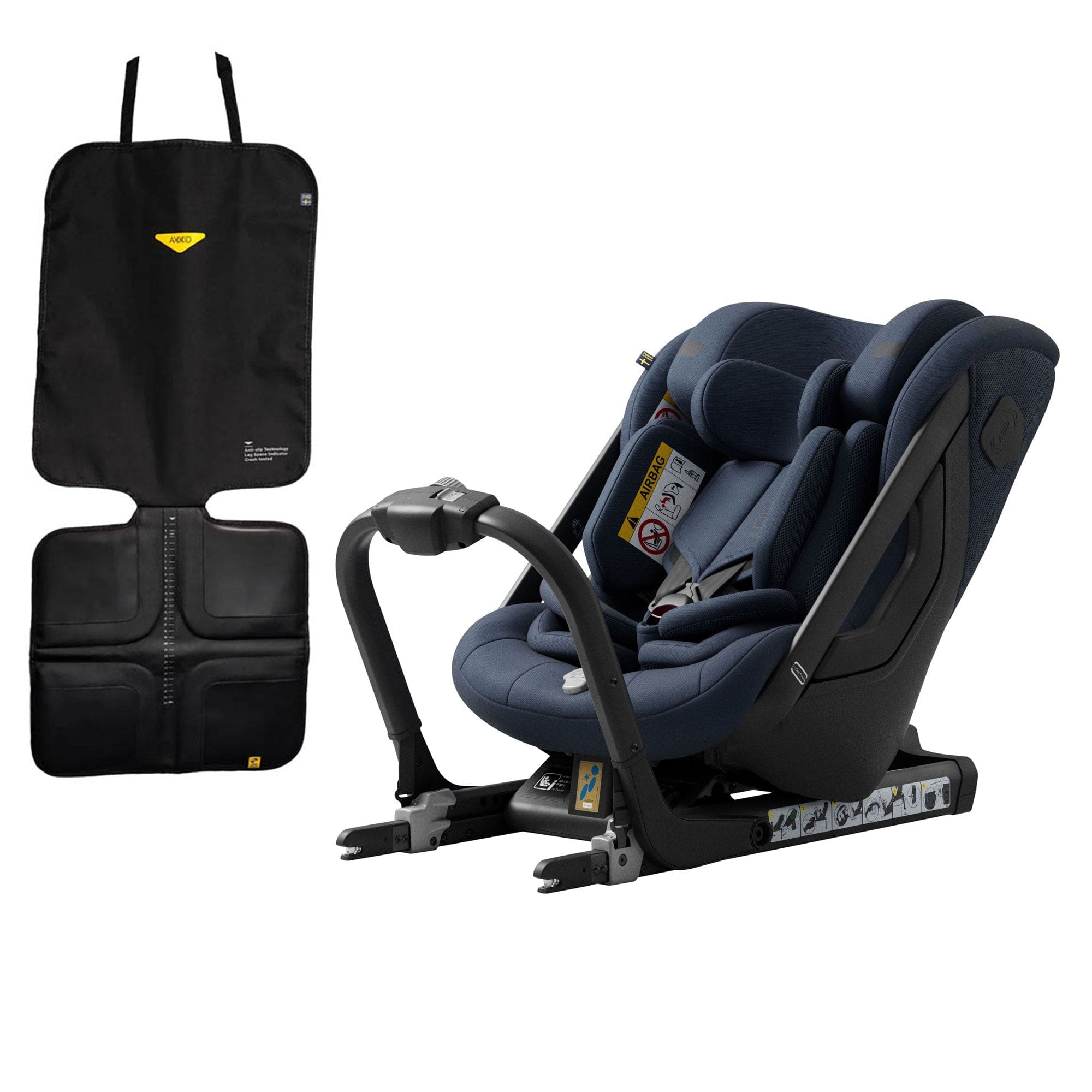 Axkid extended rear facing car seats Axkid One 3+ in Glacier Lake Blue 25120241-FSP