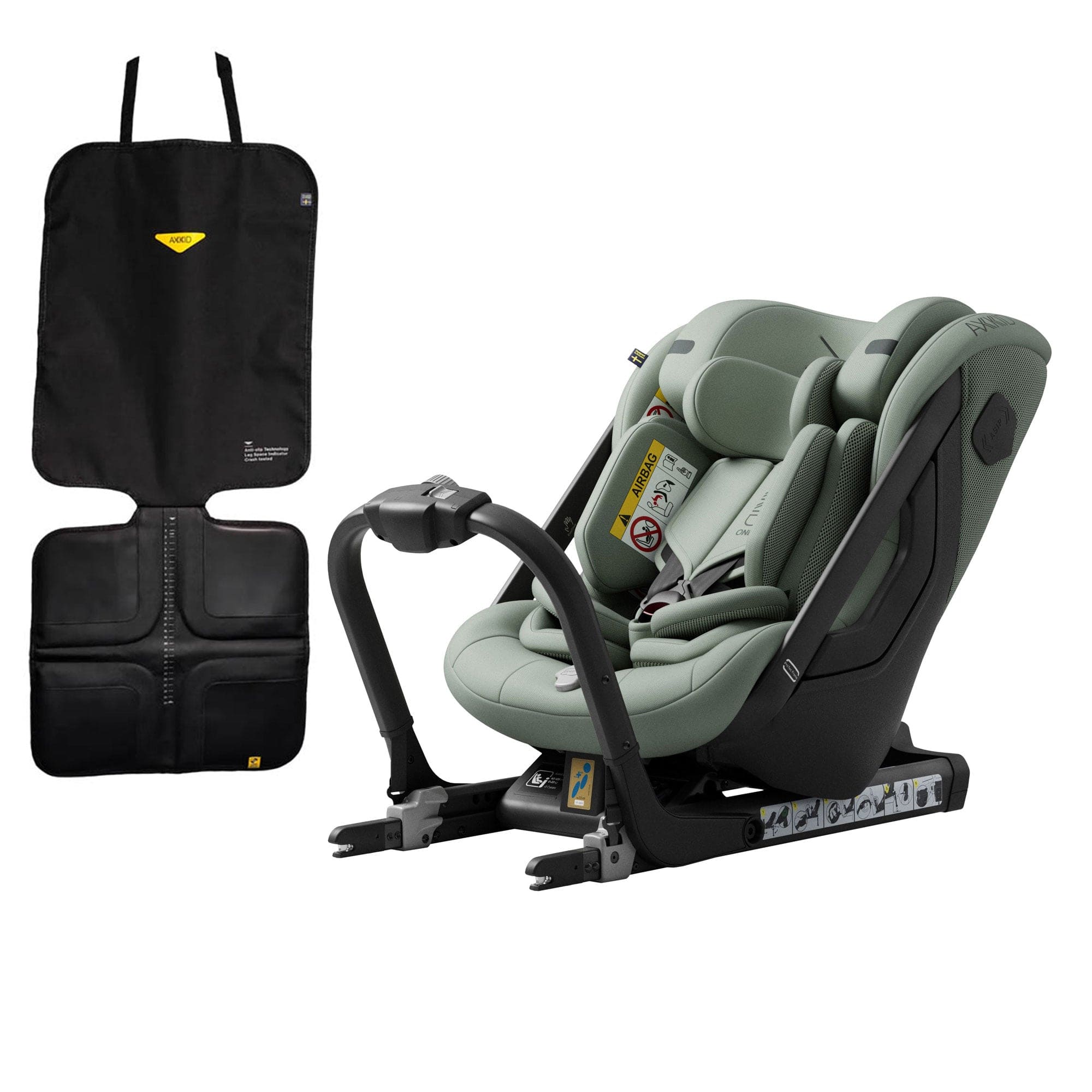 Axkid extended rear facing car seats Axkid One 3+ in Nordic Bloom Green 25120242-FSP