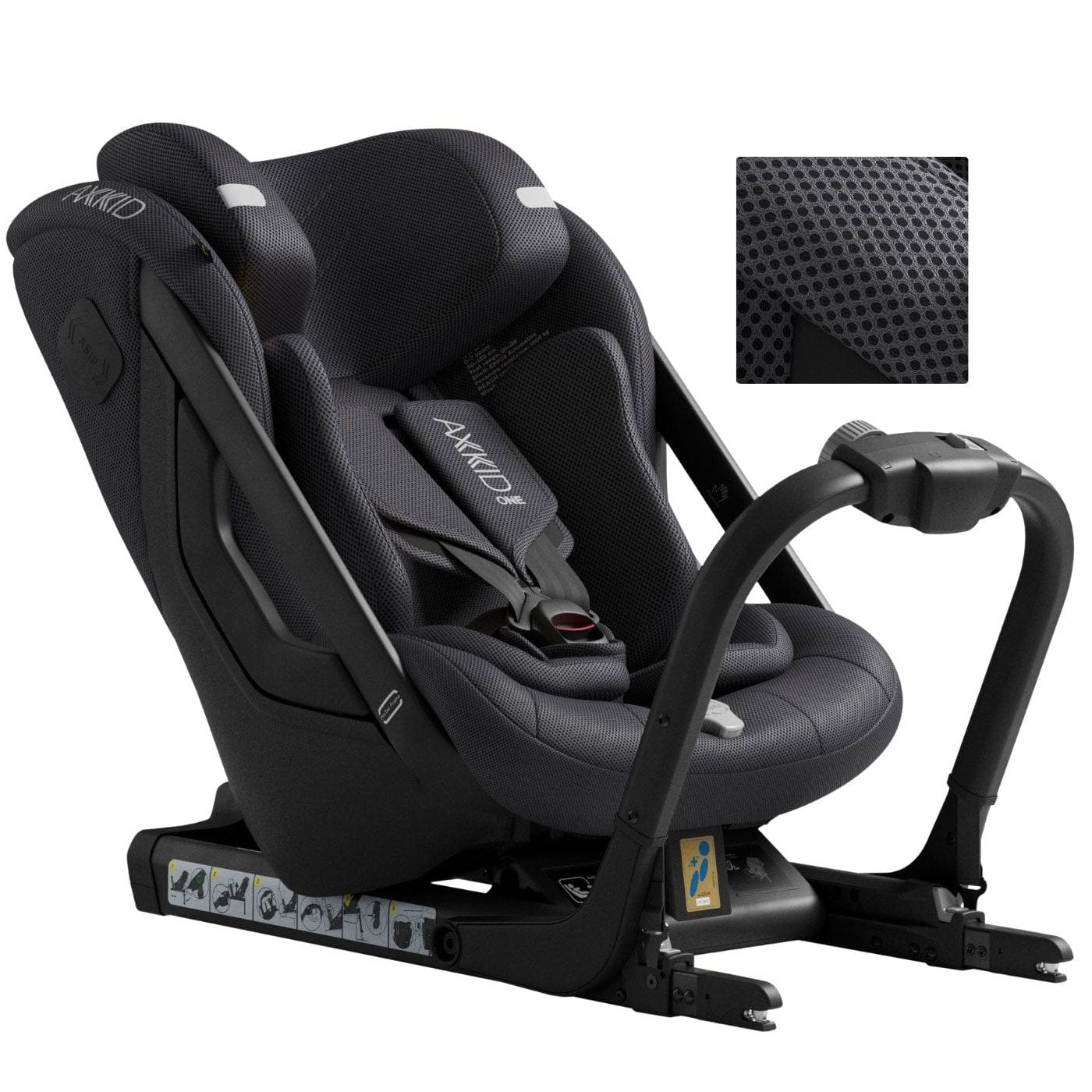 Axkid extended rear facing car seats Axkid One 3 - Mesh 2511024a