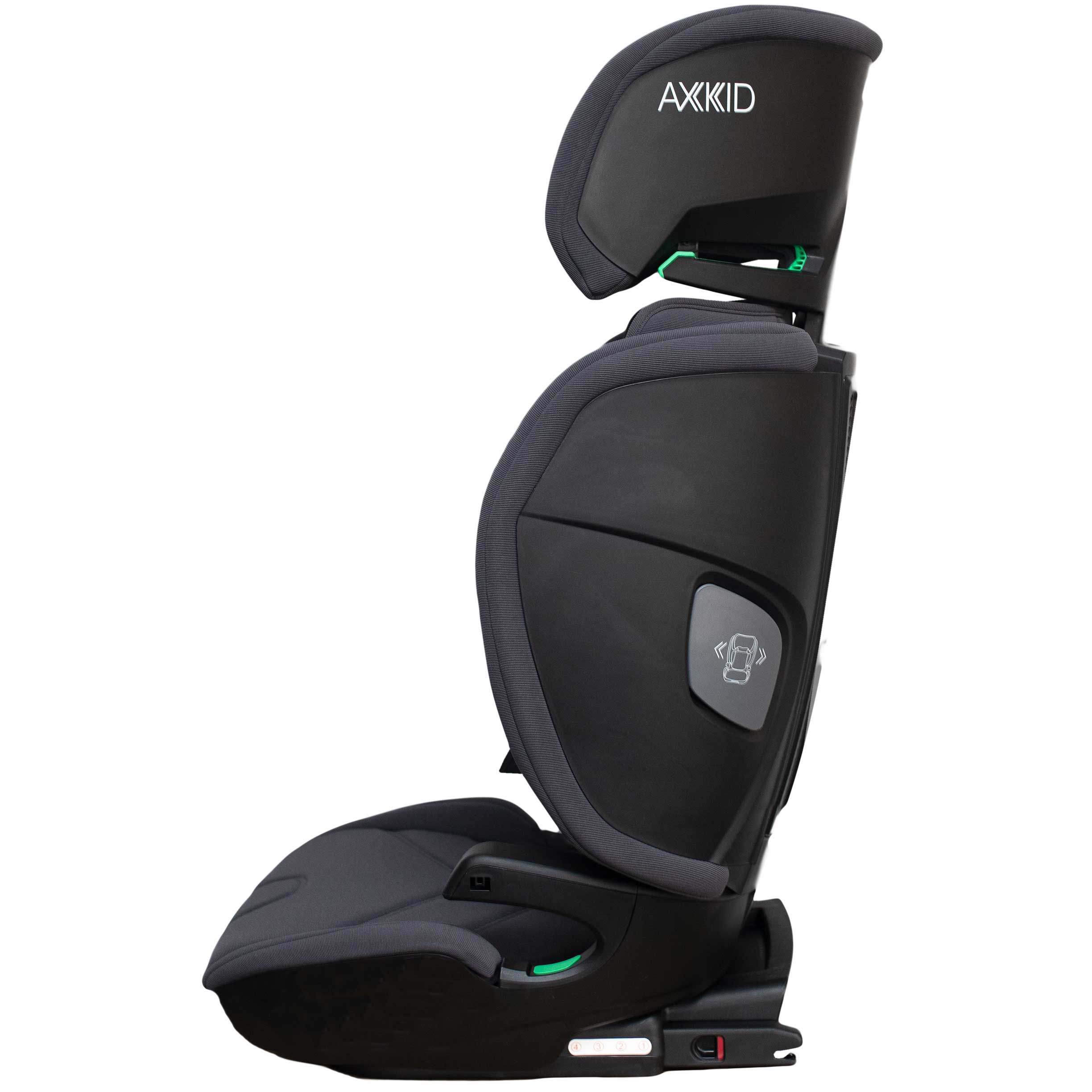 Axkid highback booster seats Axkid Nextkid Booster Seat - Granite Melange 27060123